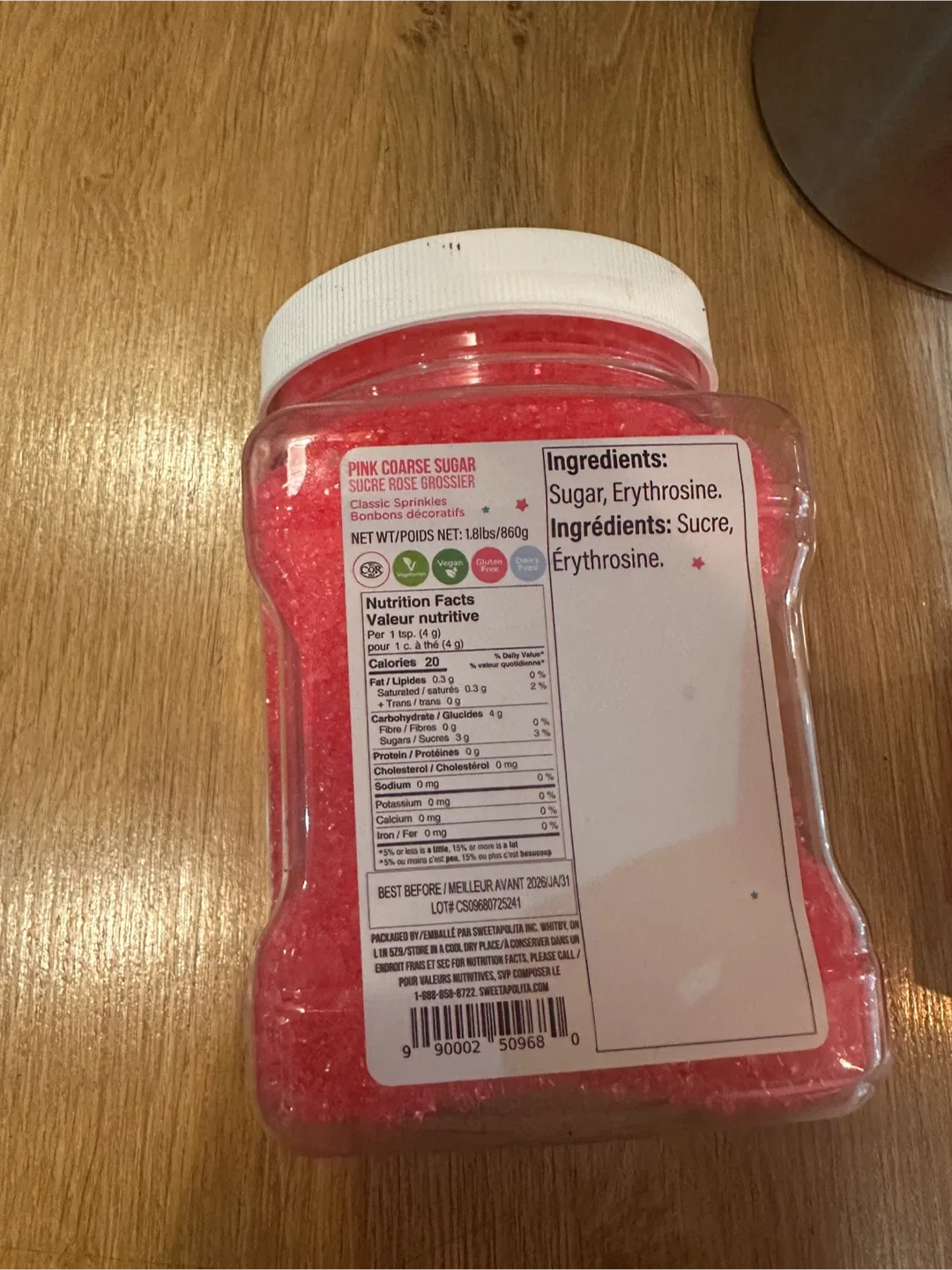 Sweetapolita Classic Pink Sugar Sprinkles image indicator(3)