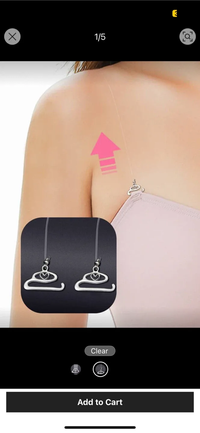 Invisible Clear Bra Straps - New!