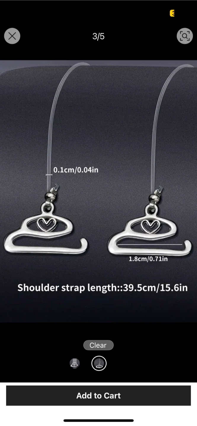 Invisible Clear Bra Straps - New! image indicator(2)