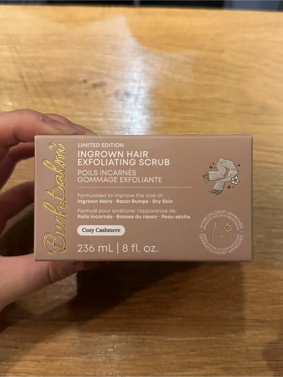 Bushbalm Ingrown Hair Exfoliating Scrub - Cozy Cashmere image indicator(3)