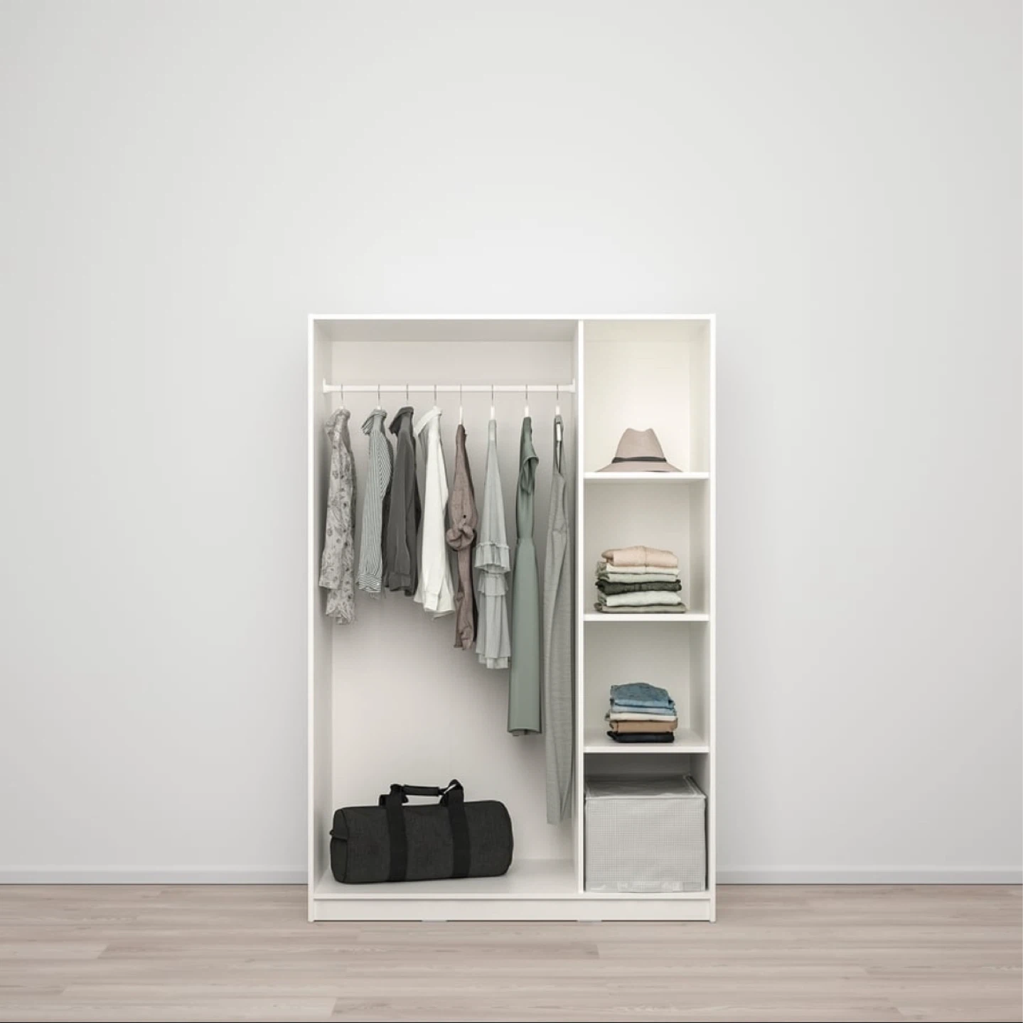 PAX Wardrobe with 3 doors - White - photo 4