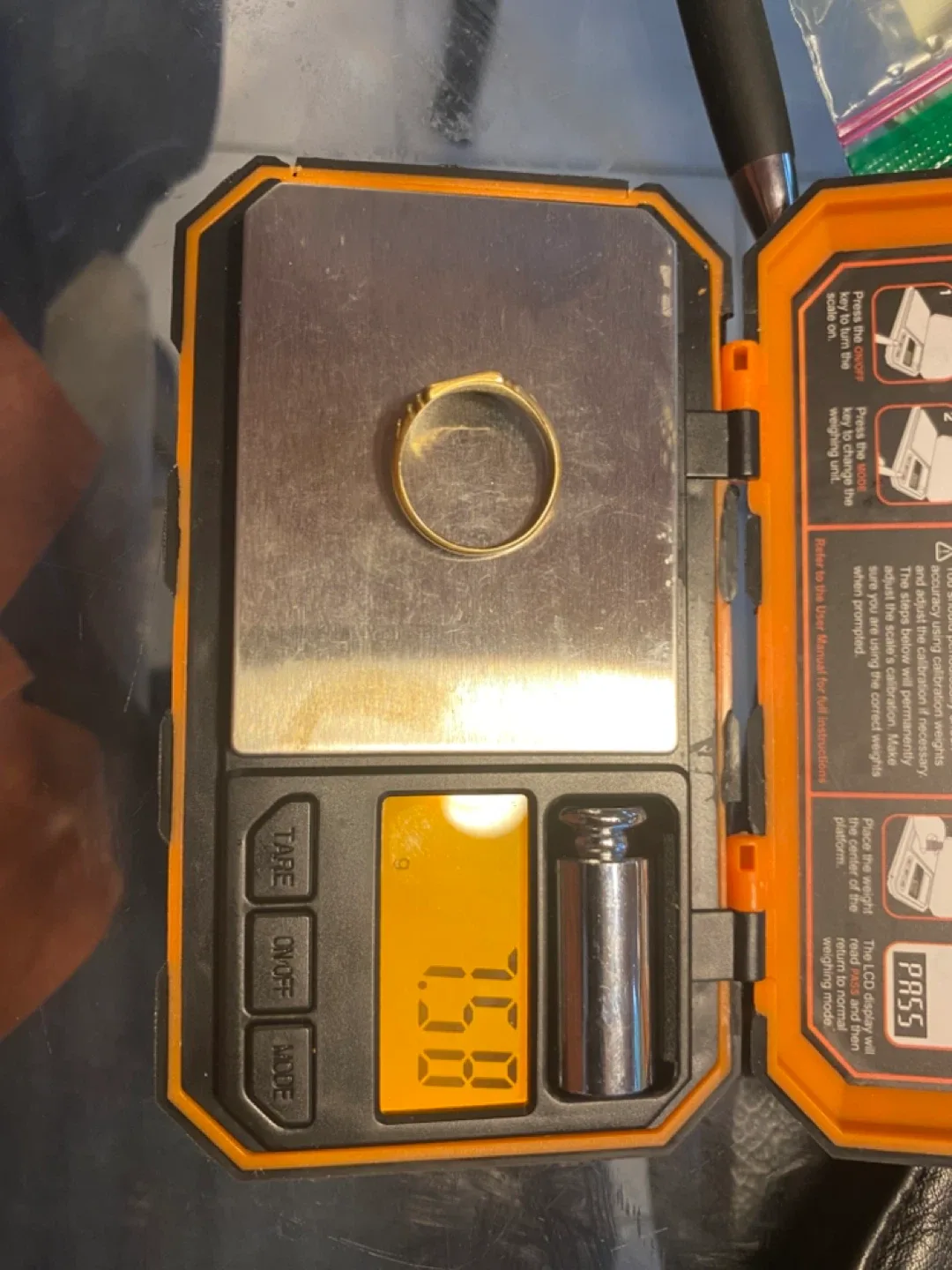 Gold 18k Ring - sz 10.5 - 7.58 g image indicator(4)