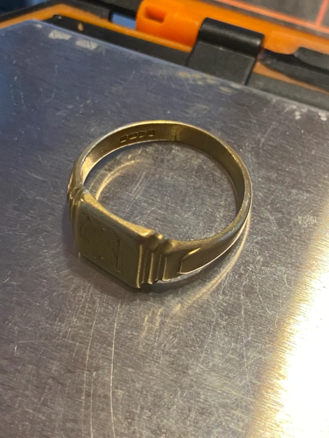 Gold 18k Ring - sz 10.5 - 7.58 g image indicator(3)