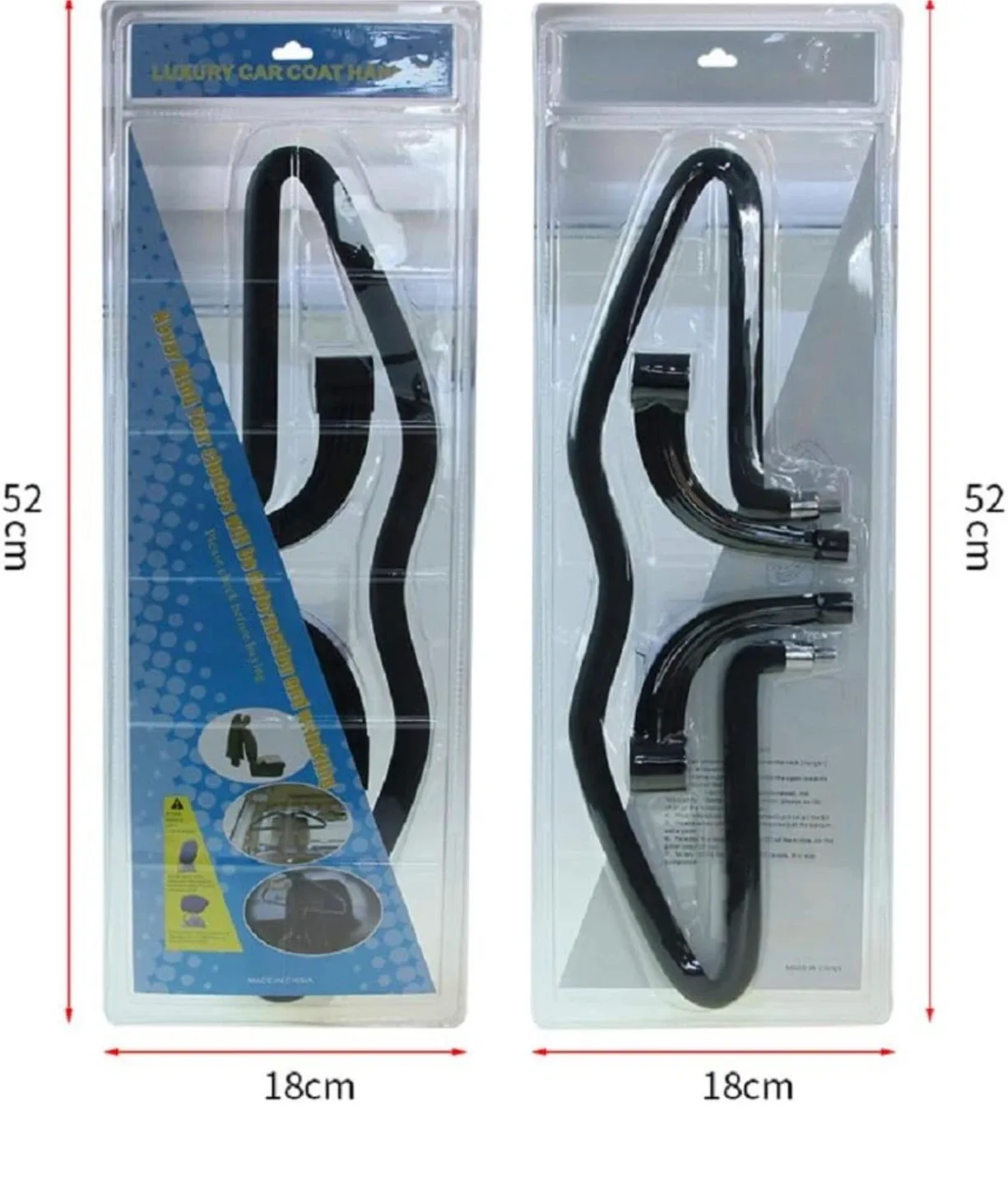 NEW Car Seat Headrest Coat Hanger Rack image indicator(7)
