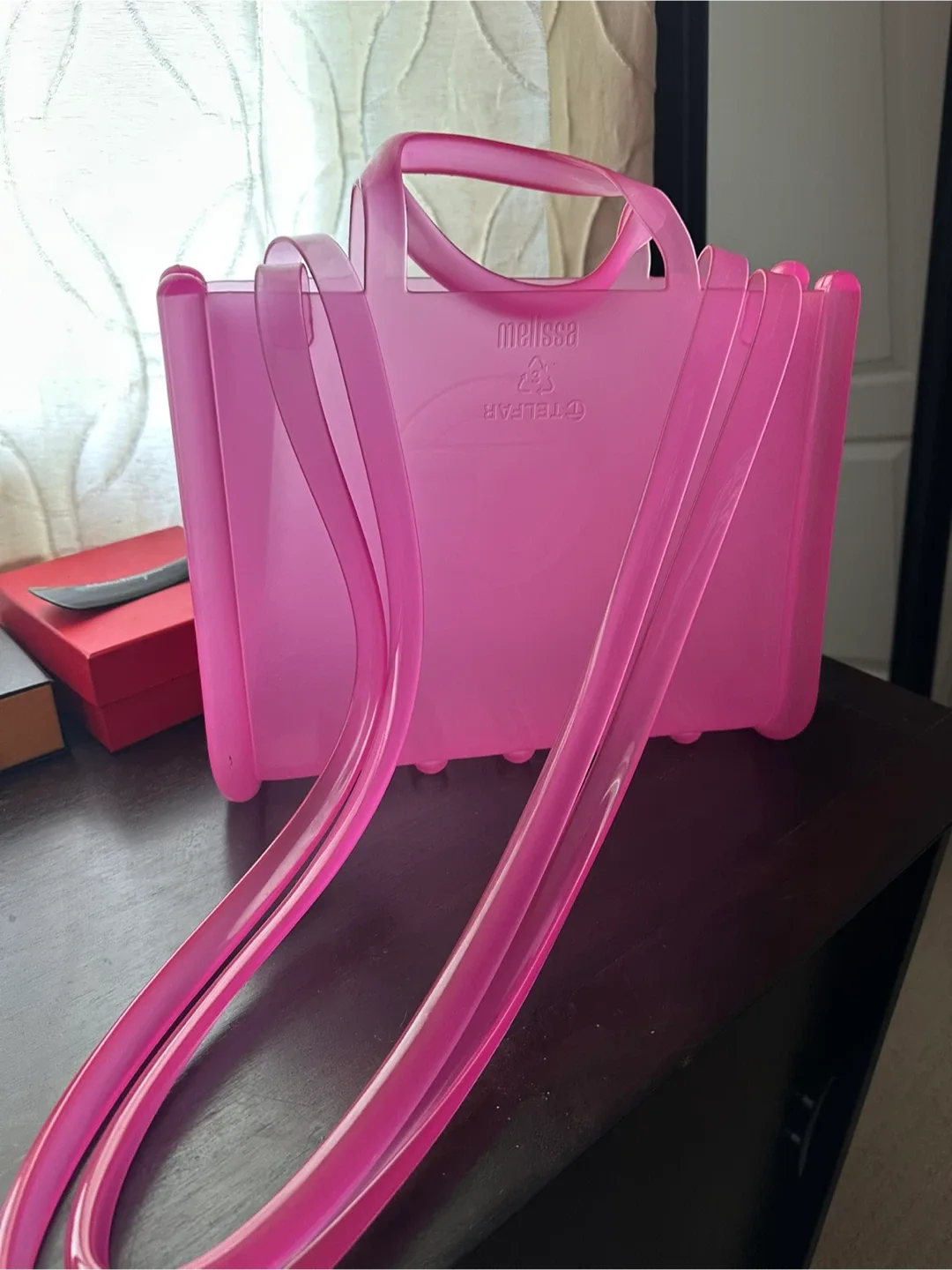 Melissa x Telfar Shopping Bag - Pink Jelly image indicator(2)