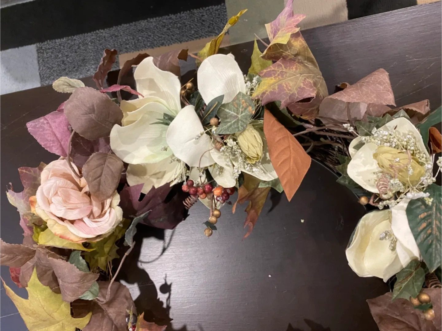 Fall Floral Wreath - Home Decor image indicator(2)