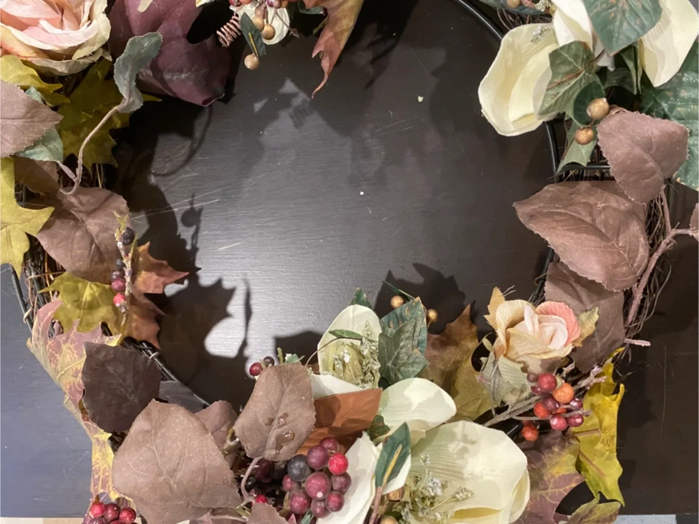 Fall Floral Wreath - Home Decor image indicator(3)