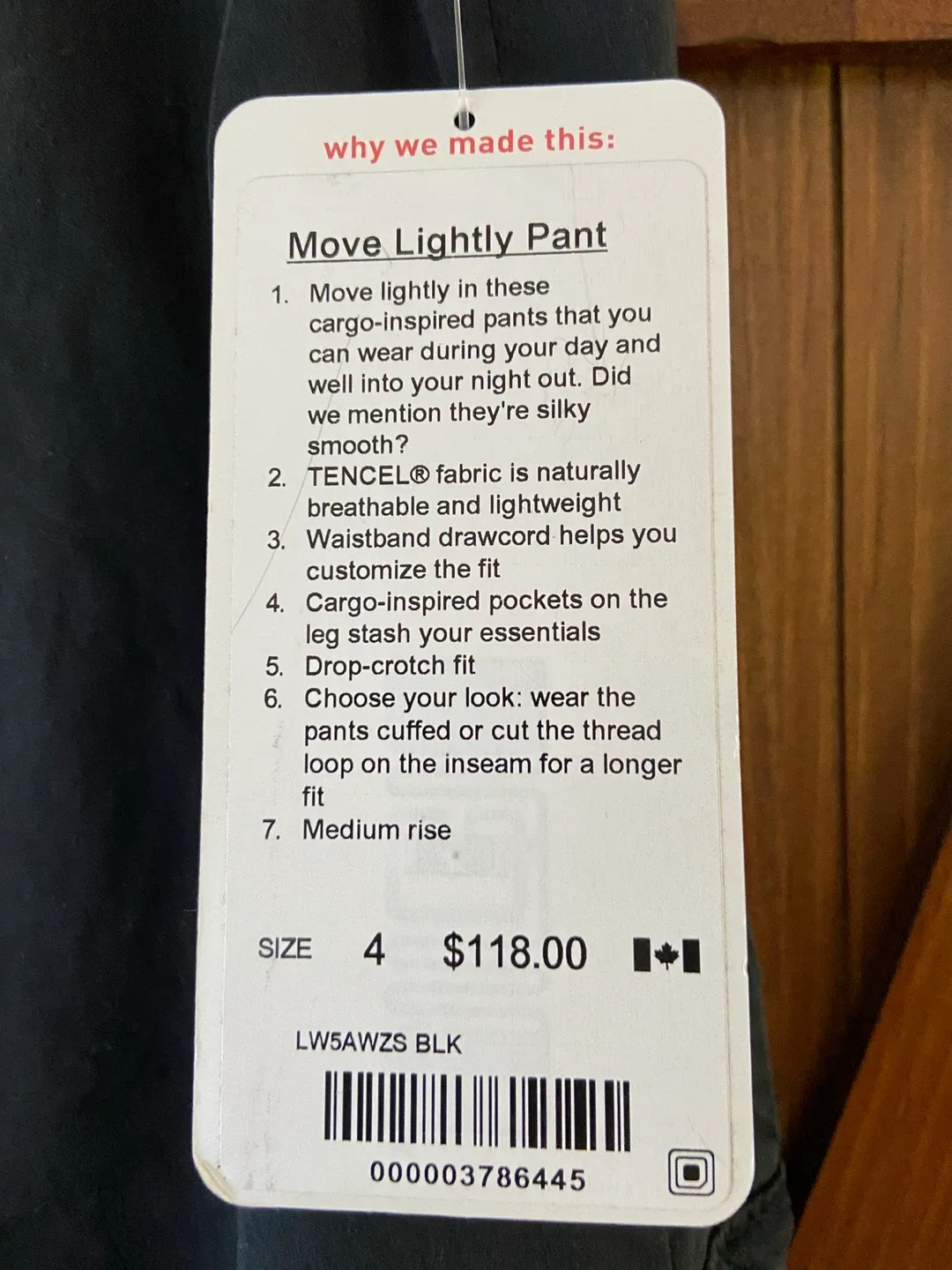 Lululemon Move Lightly Pant - Size 4 image indicator(3)