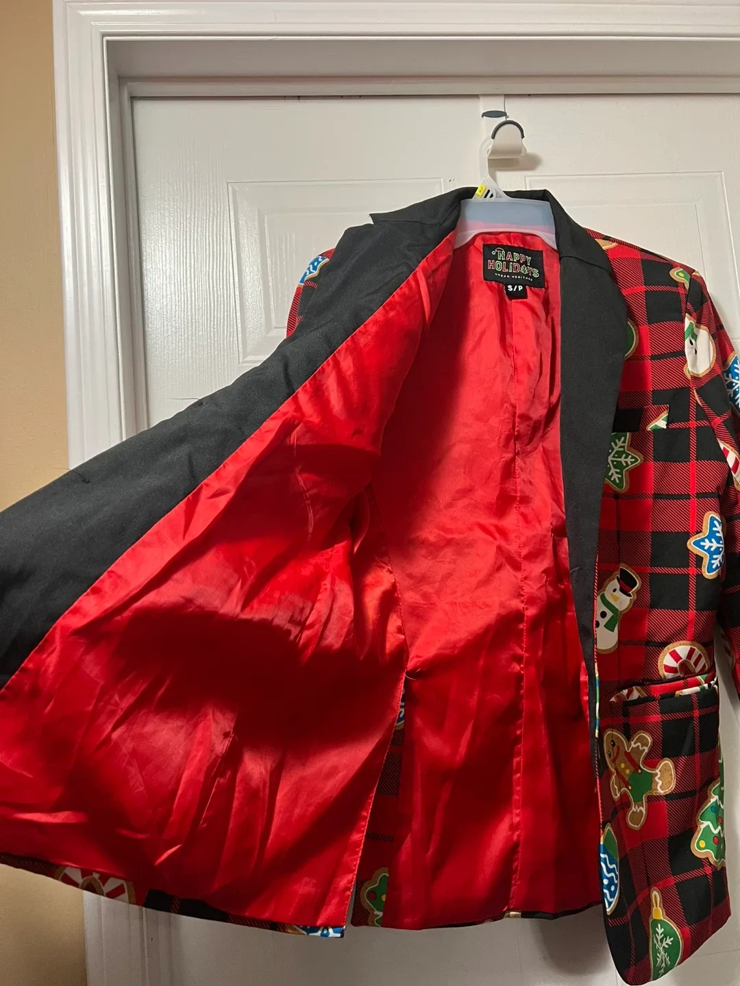 Happy Holidays Urban Heritage Christmas Blazer - S/P image indicator(2)