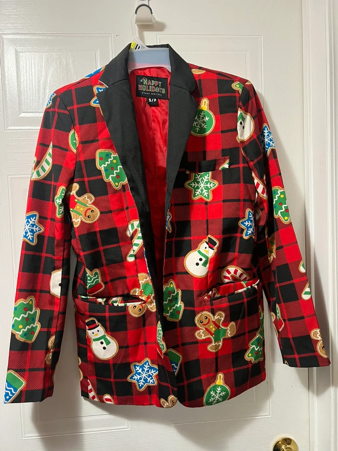 Happy Holidays Urban Heritage Christmas Blazer - S/P image indicator(3)