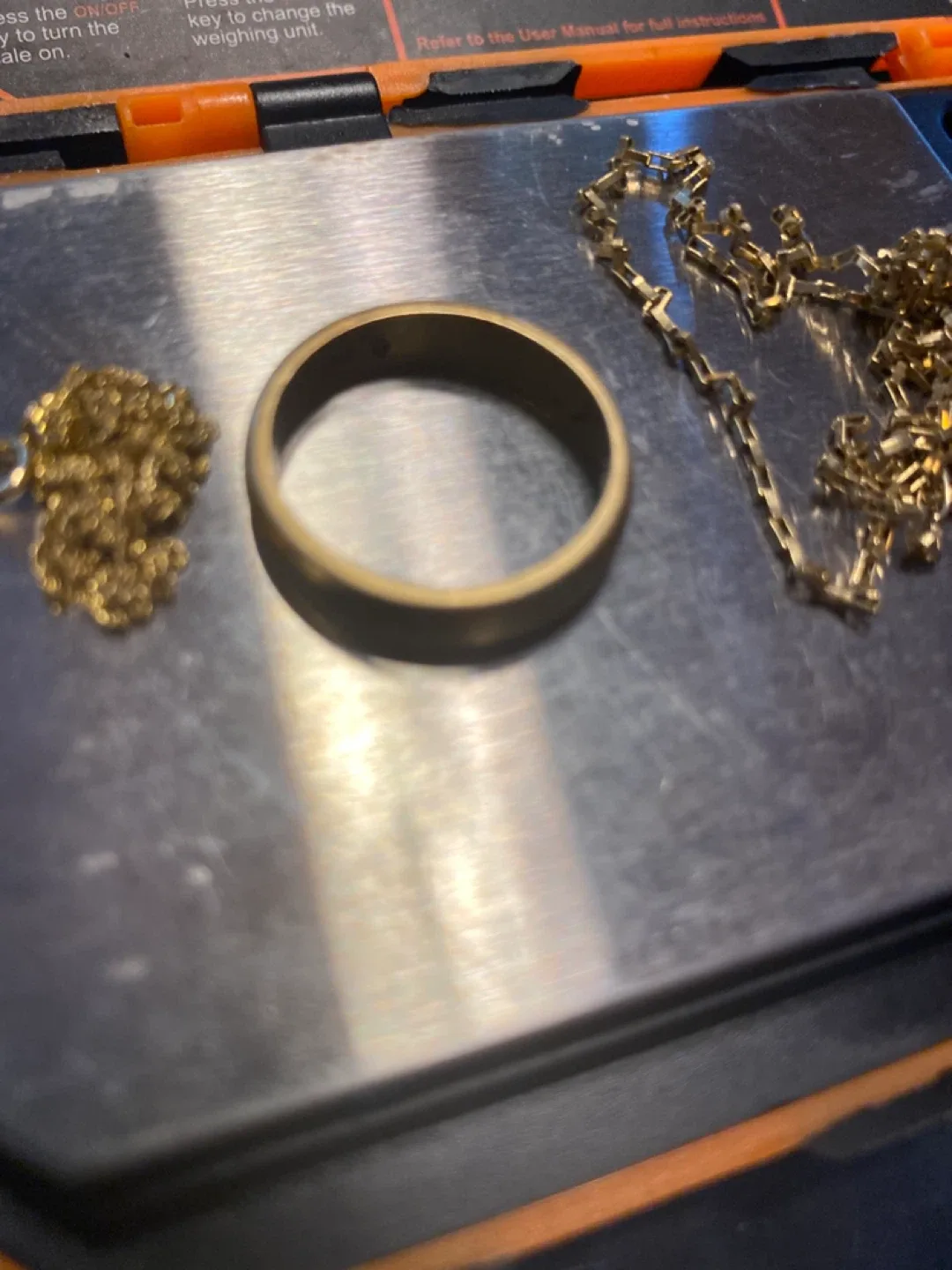 Gold 14k Ring and Chains - 9.72g image indicator(3)