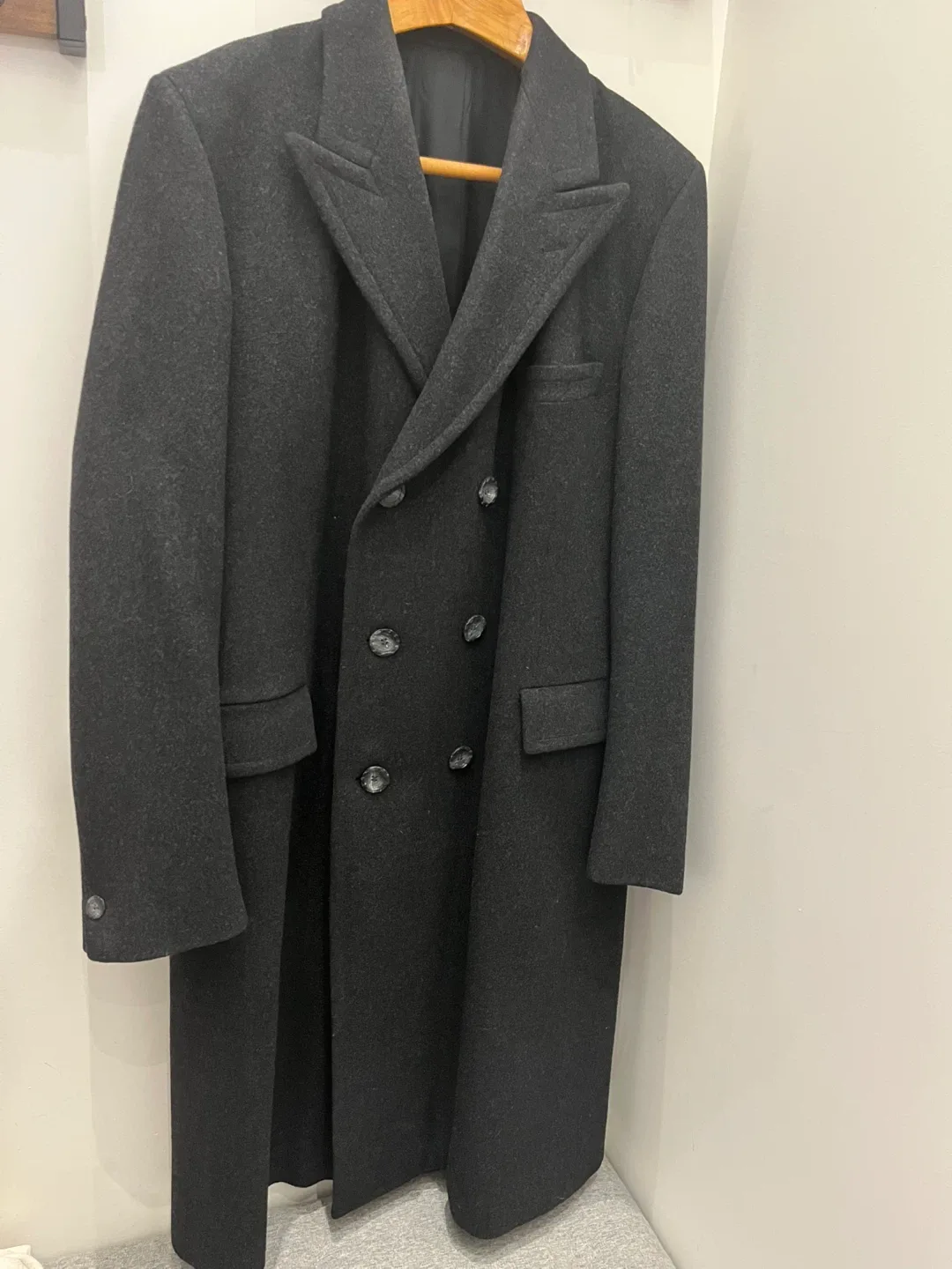 Men’s Black Peacoat