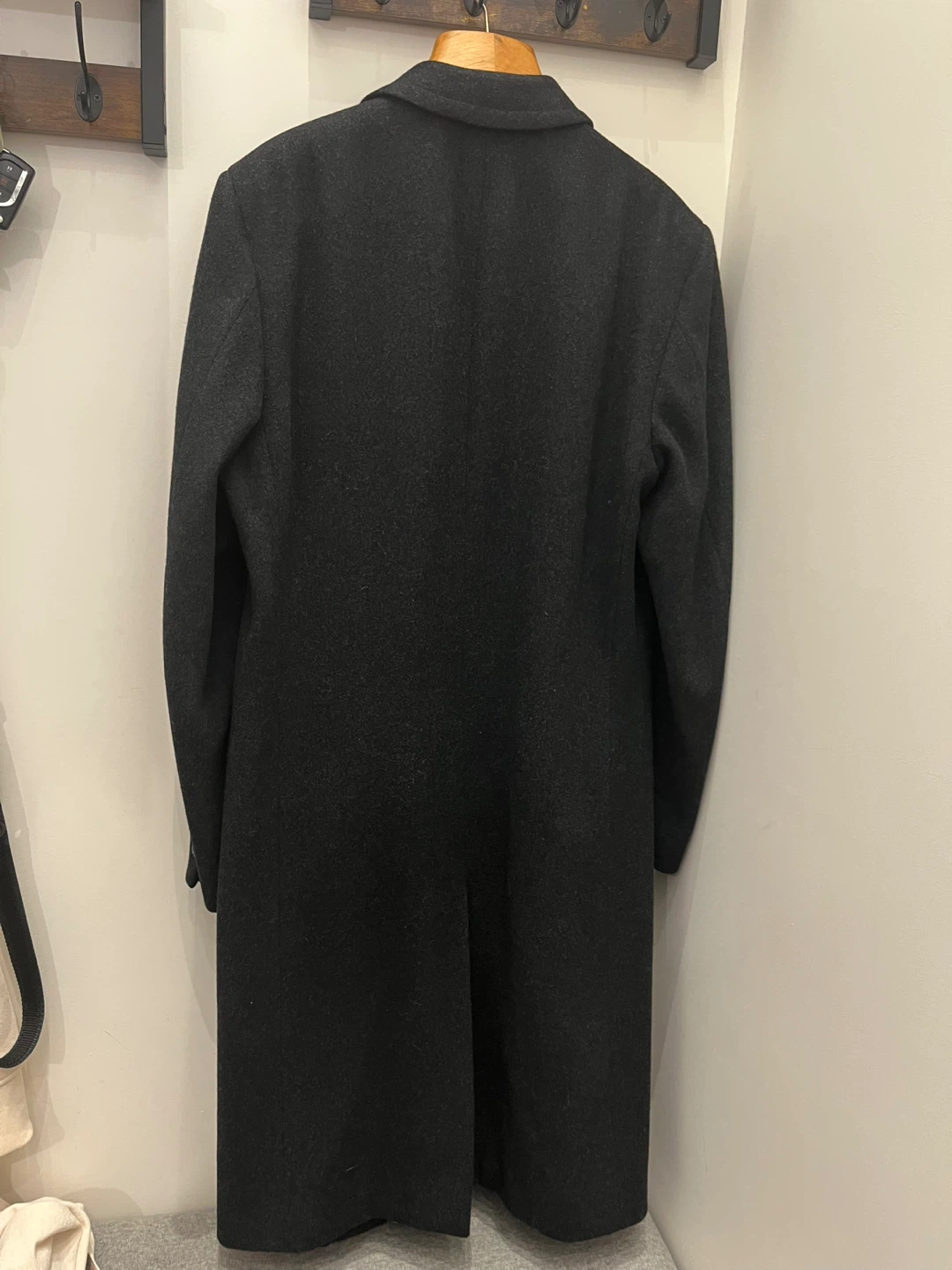 Men’s Black Peacoat - photo 2