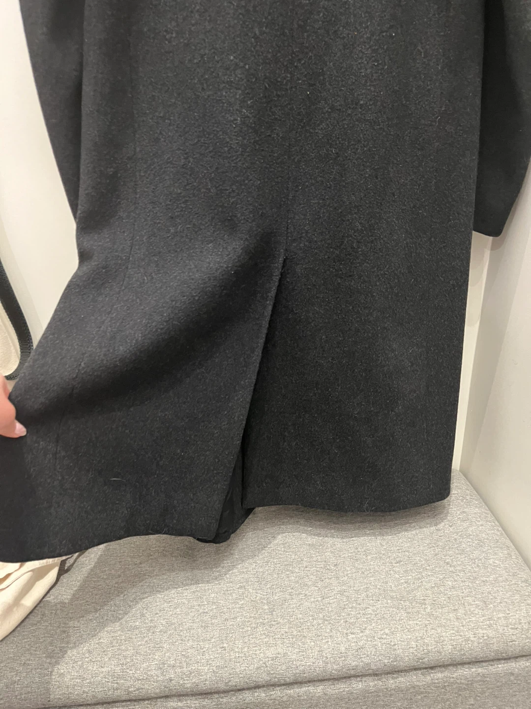 Men’s Black Peacoat - photo 3