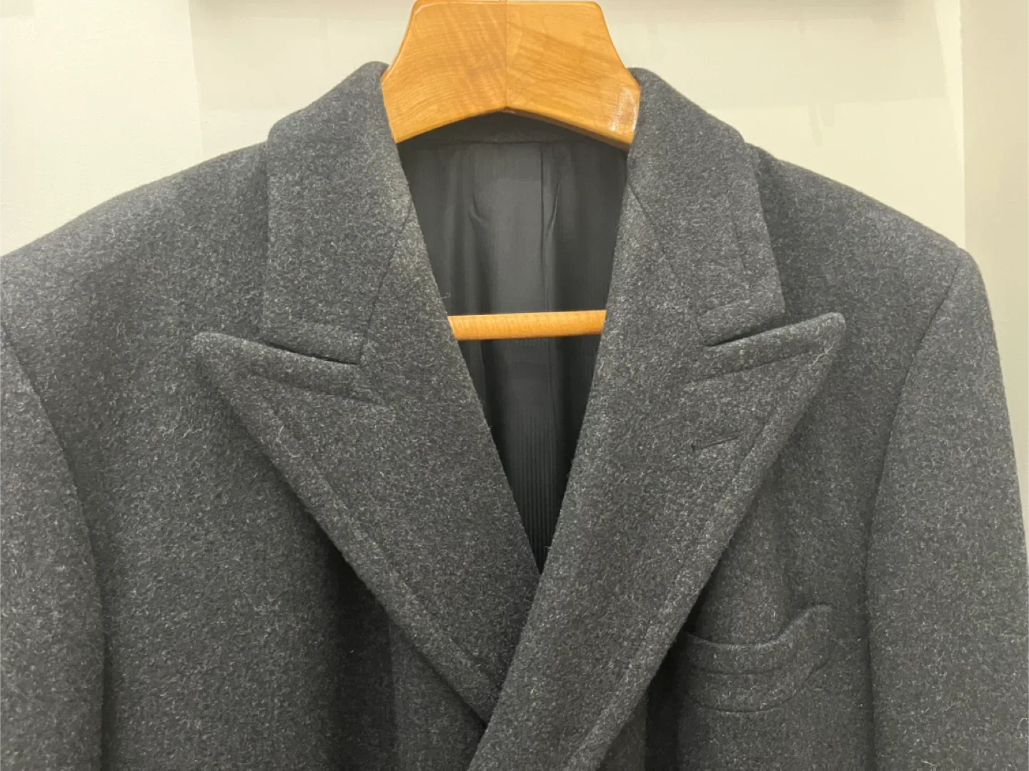 Men’s Black Peacoat image indicator(4)