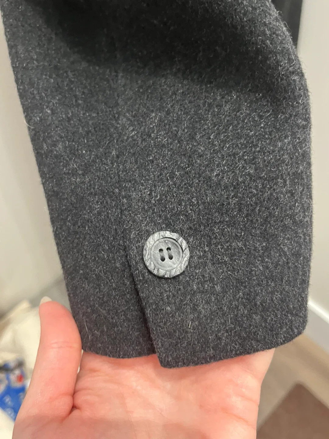 Men’s Black Peacoat image indicator(10)