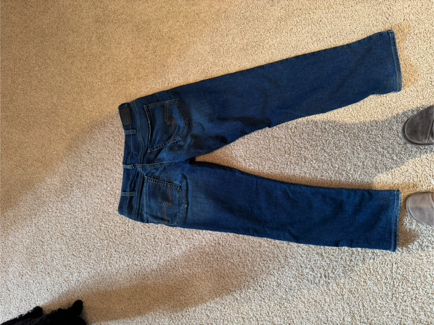 Silver Dark Wash Jeans - photo 2