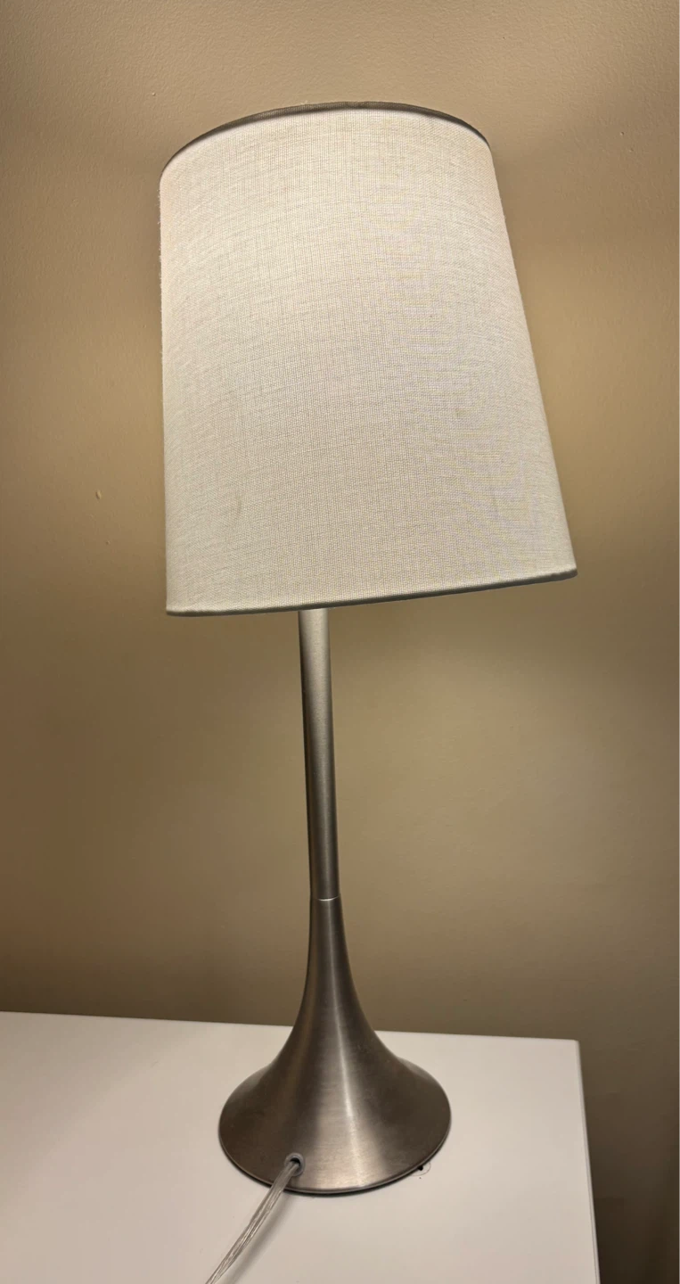 Table Lamp with Fabric Shade
