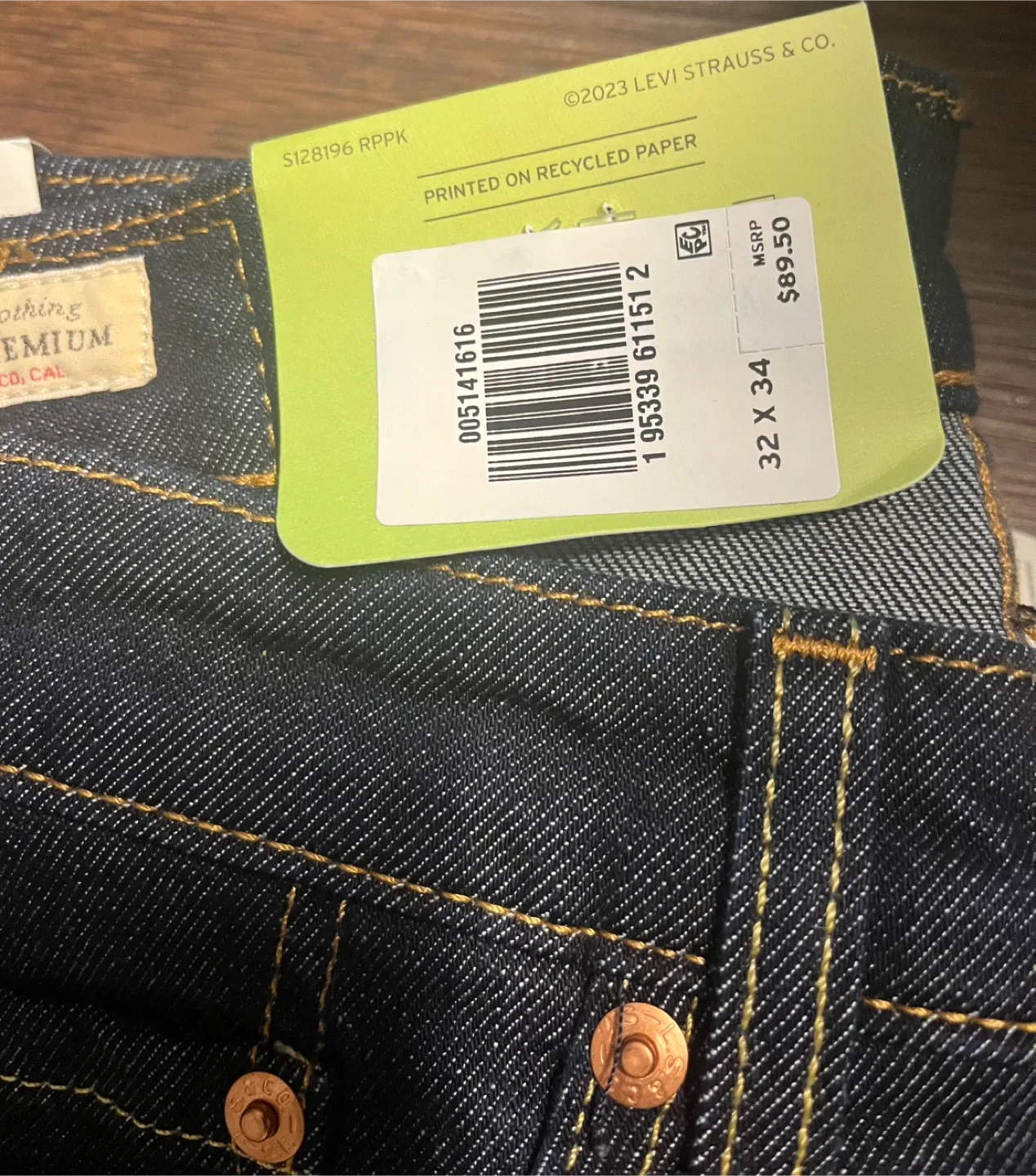 Levi's 514 Straight Fit Jeans - Size 32x34 image indicator(3)