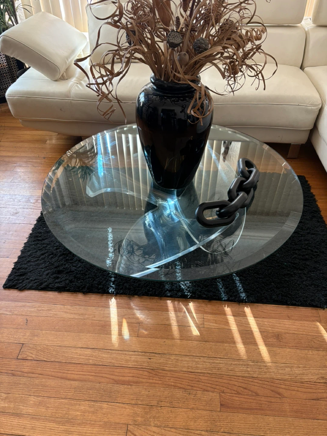 Round Glass Coffee Table