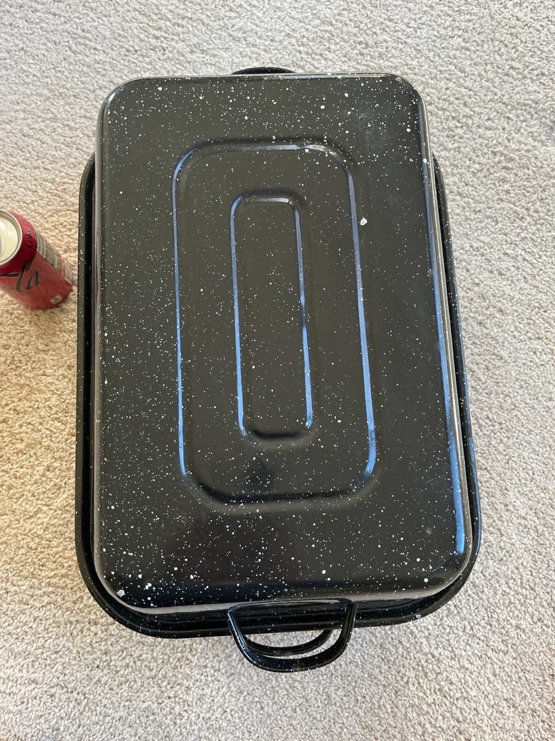 Speckled Ware Roasting Pan with Lid - photo 3