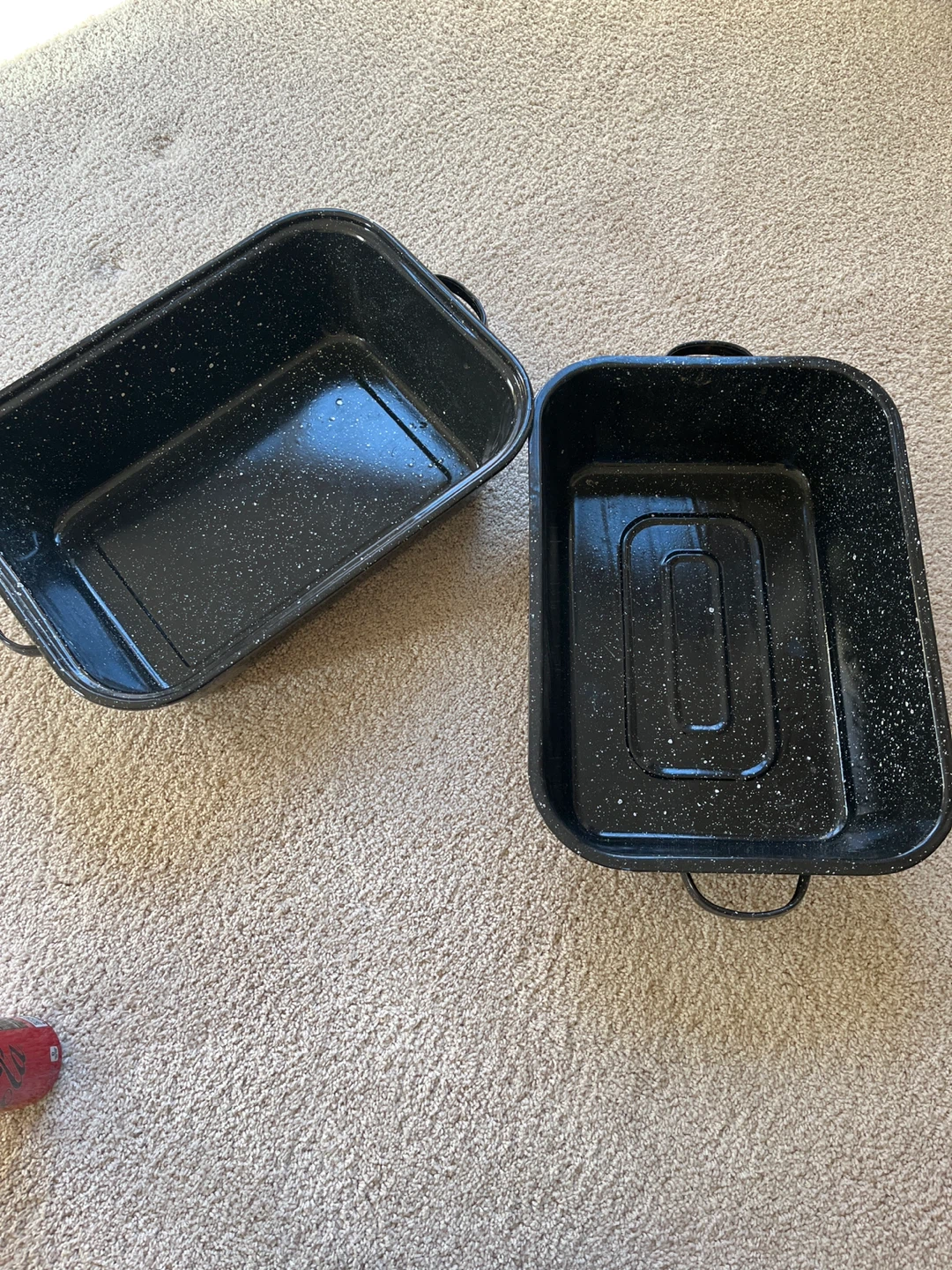 Speckled Ware Roasting Pan with Lid - photo 4