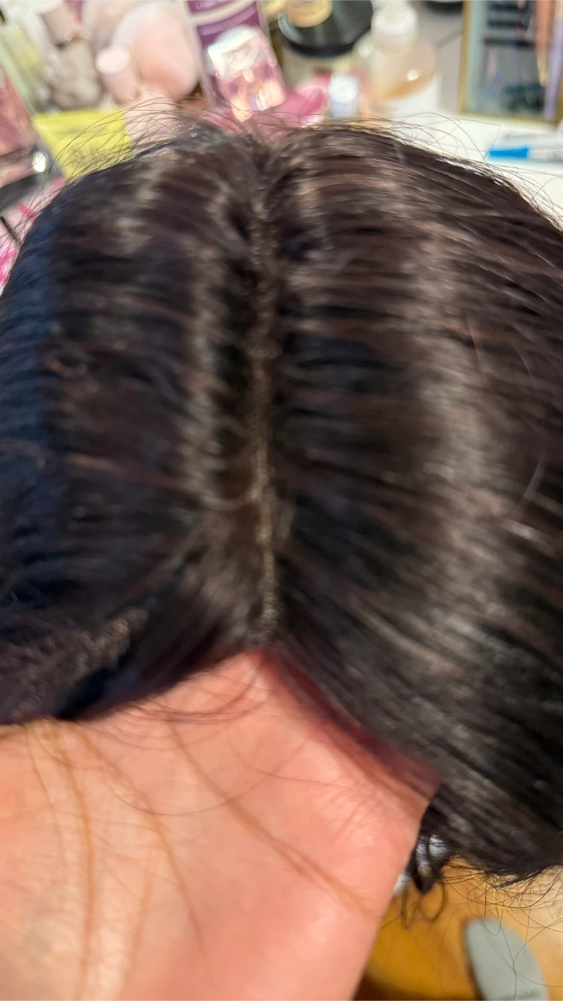 🌸 Dark Brown Wavy Wig – 100% Human Hair 🌸 - photo 4