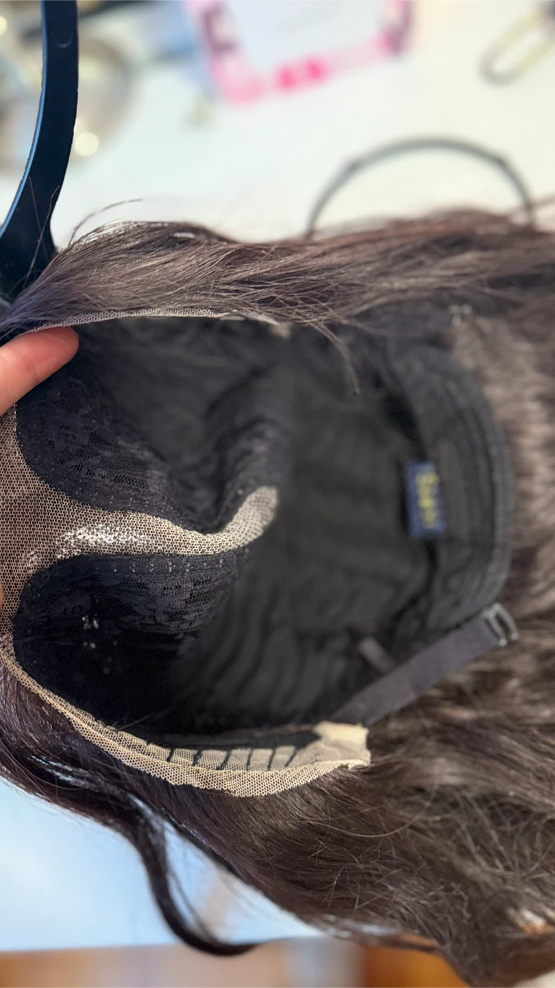 🌸 Dark Brown Wavy Wig – 100% Human Hair 🌸 - photo 5