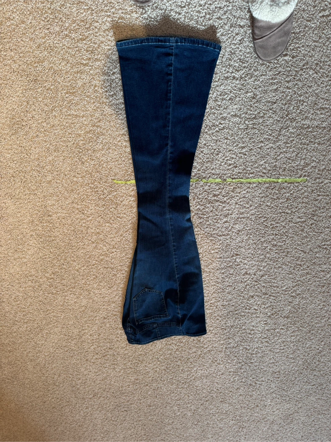 Rock & Roll Dark Wash Pull On Flare Jeans