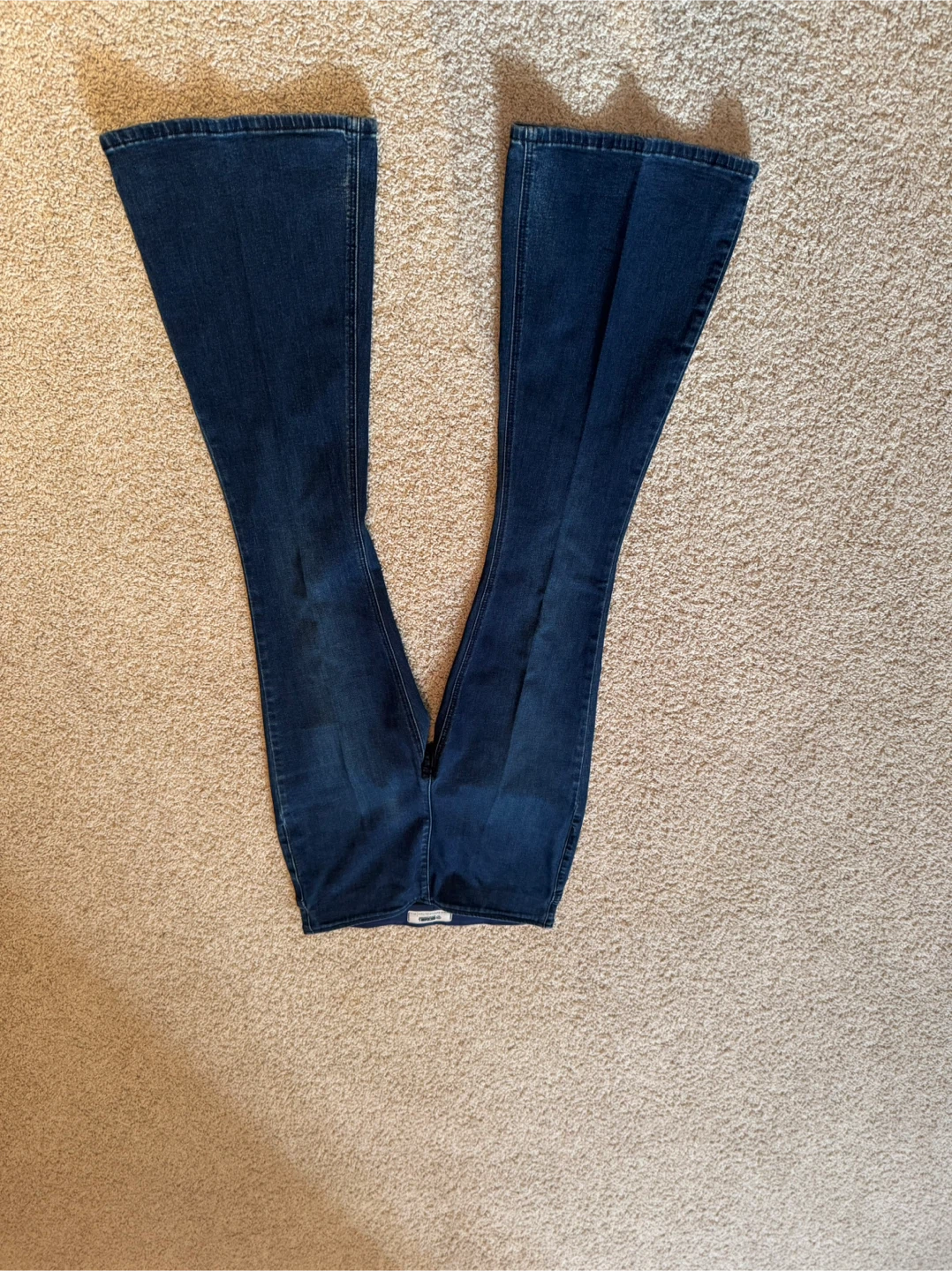 Rock & Roll Dark Wash Pull On Flare Jeans - photo 2