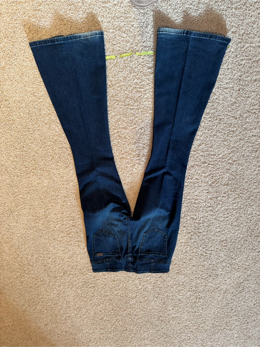 Rock & Roll Dark Wash Pull On Flare Jeans - photo 3