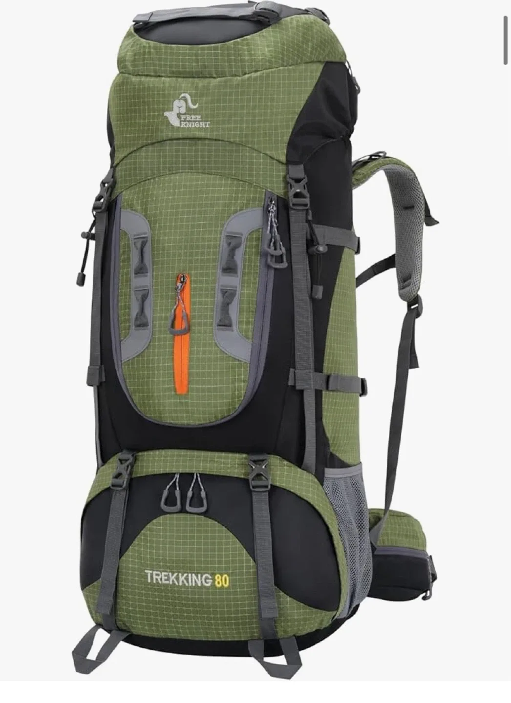 Free Knight Trekking 80 Backpack - Green & Black image indicator(2)