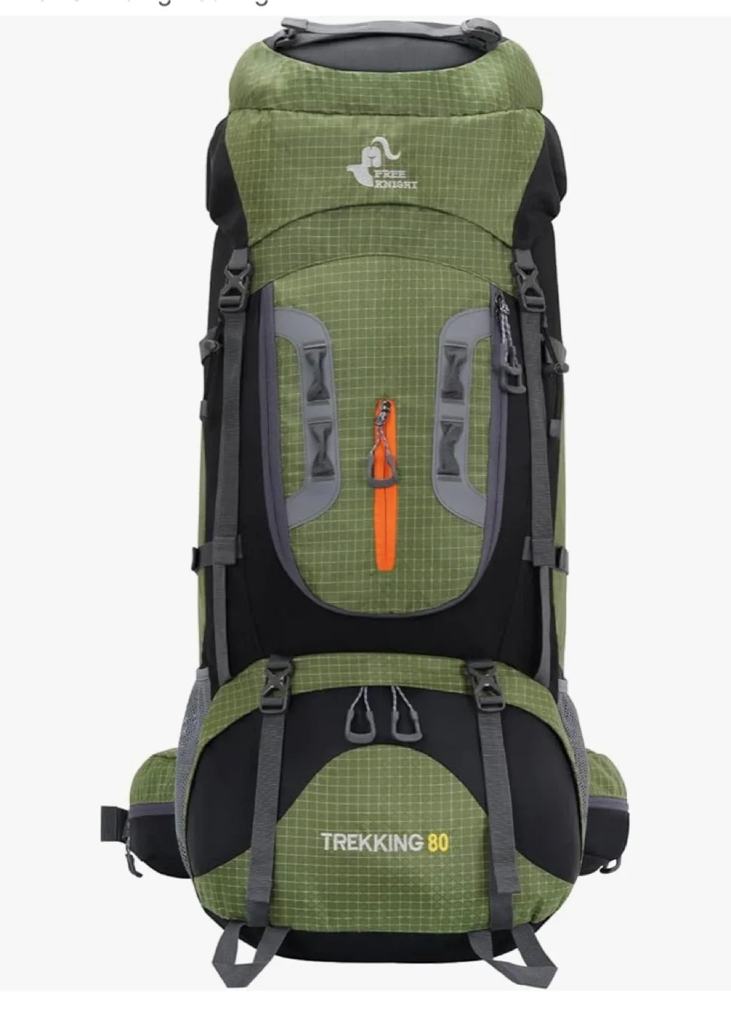 Free Knight Trekking 80 Backpack - Green & Black image indicator(3)