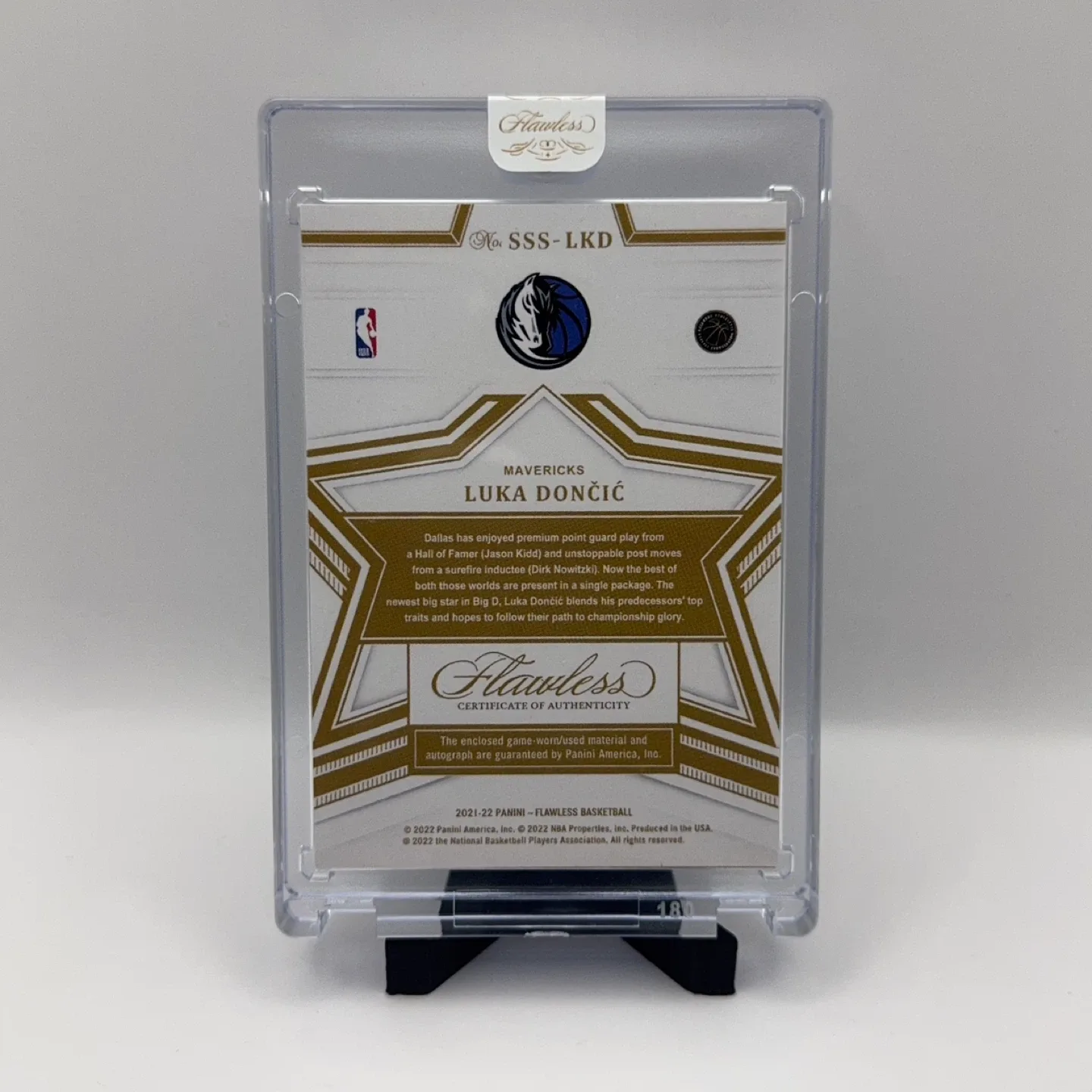 Luka Dončić Flawless Basketball Card image indicator(2)