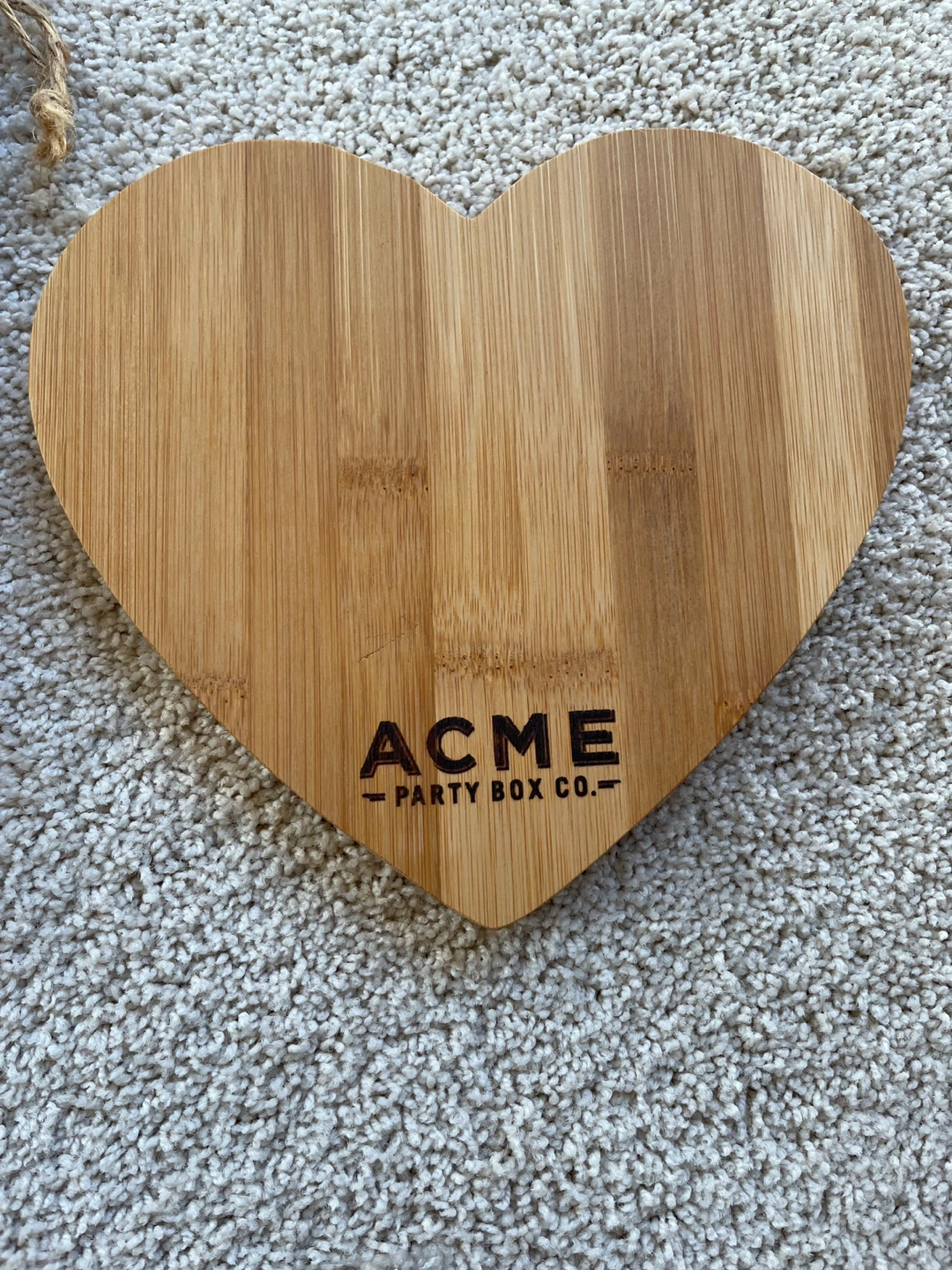ACME Party Box Co. Heart Shaped Cheese Board Set - photo 3