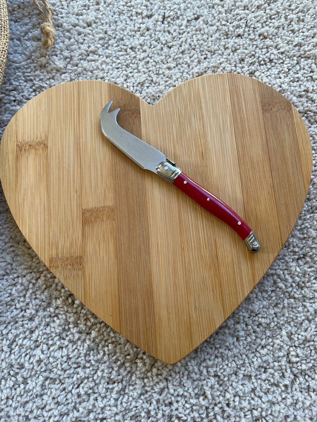 ACME Party Box Co. Heart Shaped Cheese Board Set - photo 2