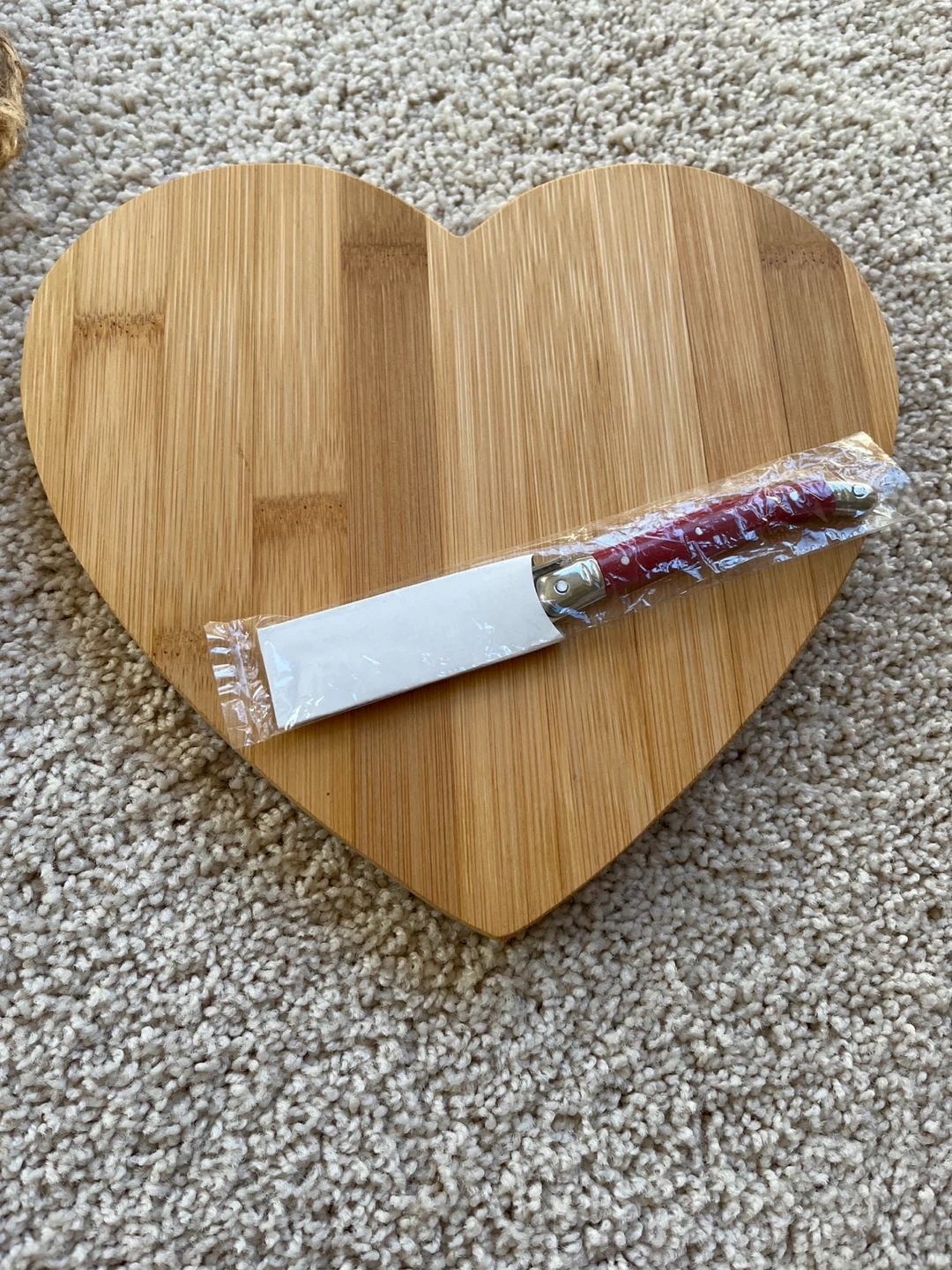 ACME Party Box Co. Heart Shaped Cheese Board Set - photo 4