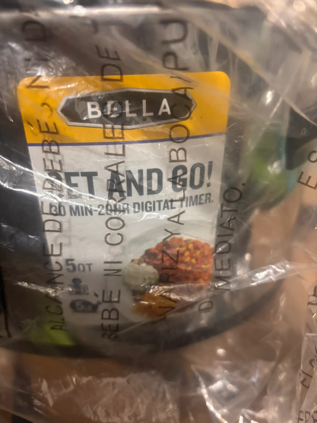 Bella 5 QT Programmable Slow Cooker - New