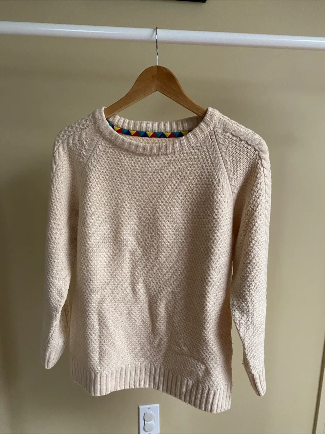 Cream Knit Sweater thumbnail