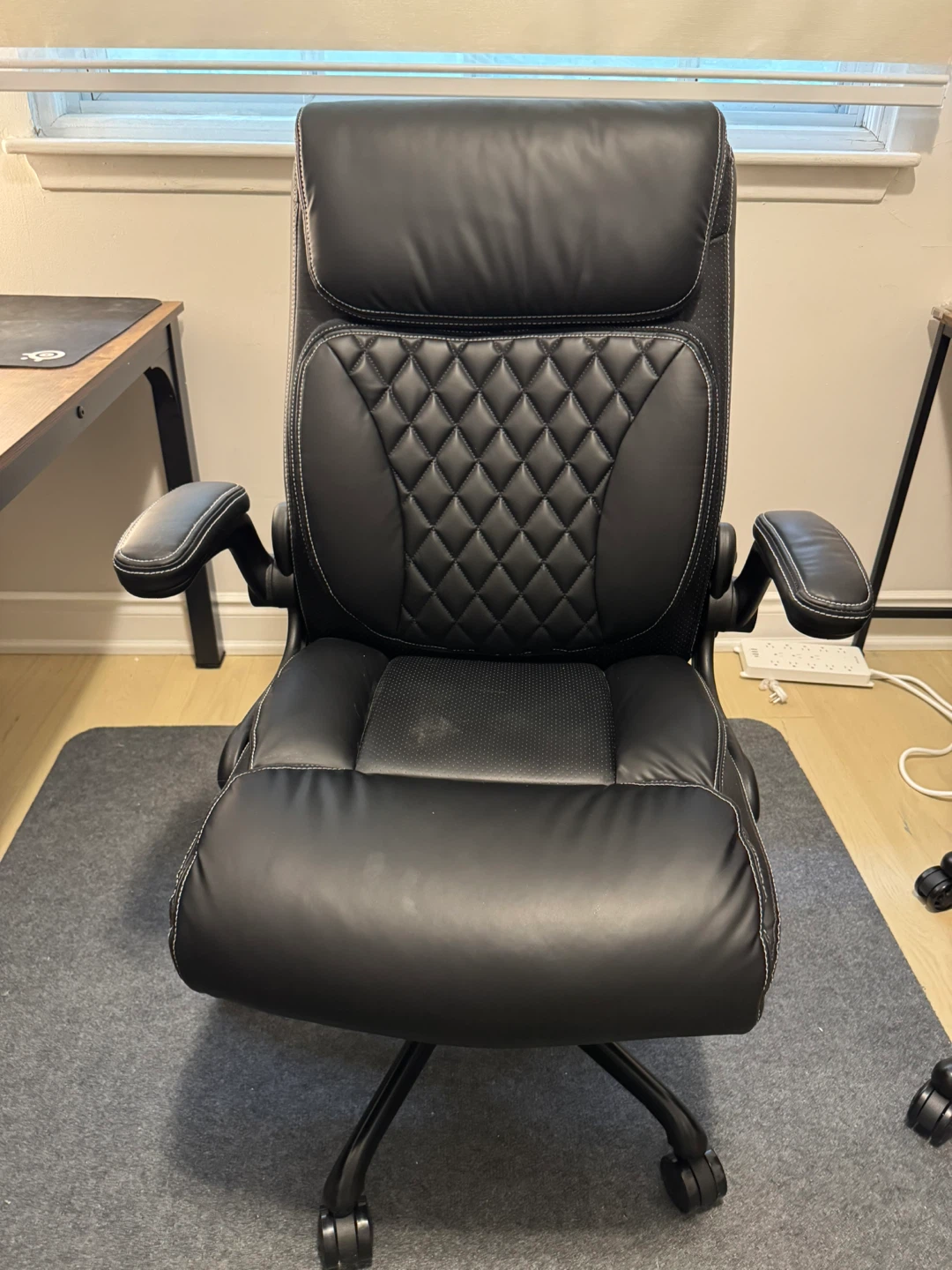 Black Leather Executive Office Chair