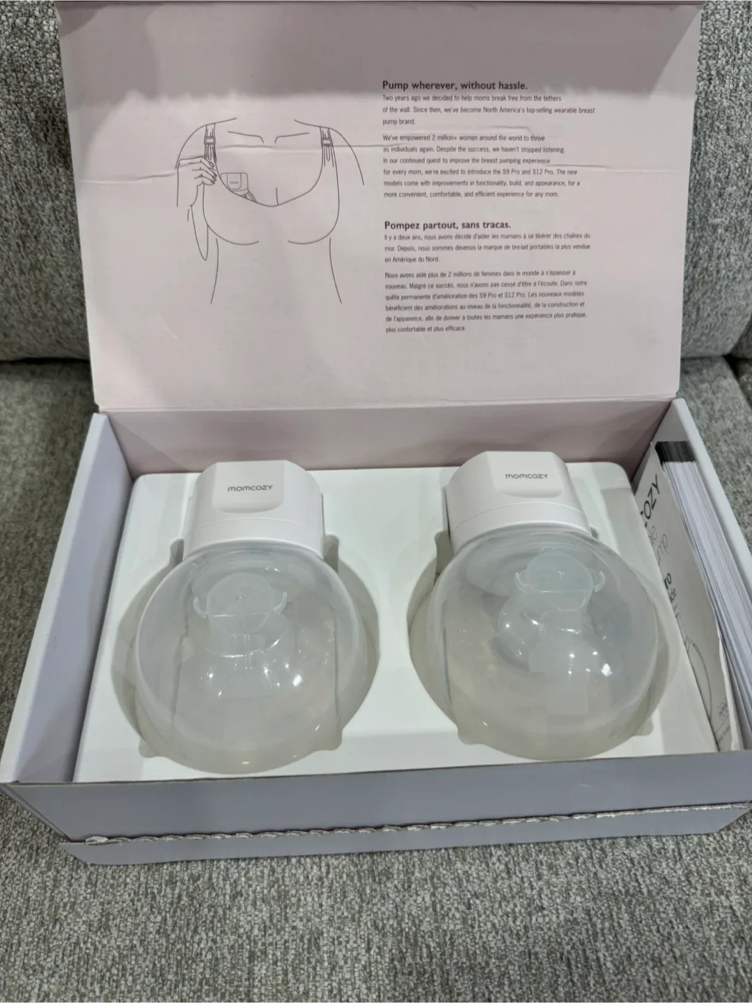 Momcozy S12 Pro Wearable Breast Pump - New in Box! image indicator(2)