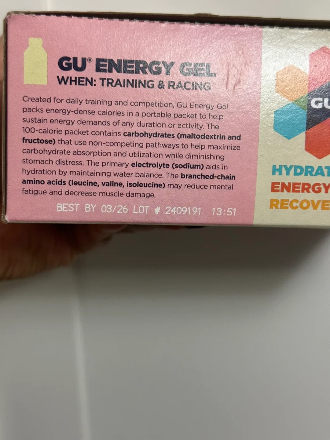 GU Energy Gel - Strawberry Banana, 24 Packets image indicator(2)