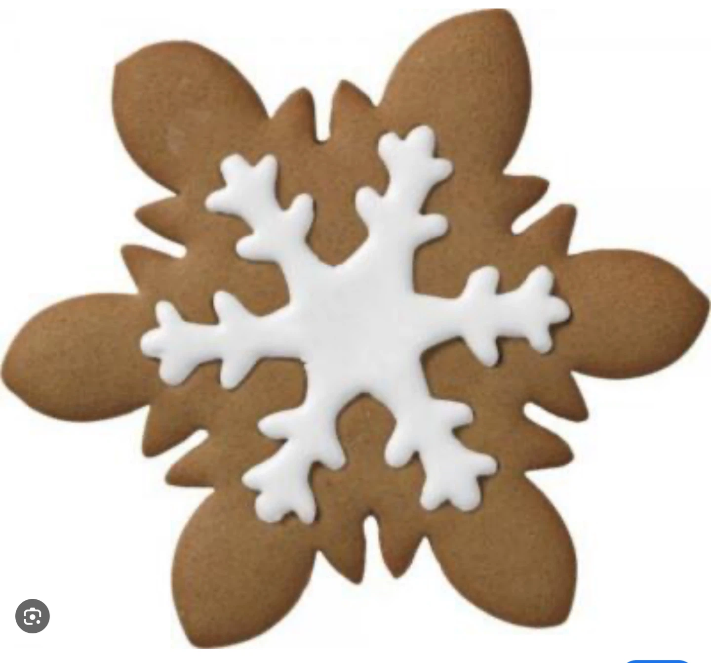 Blumann Snowflake Cookie Cutter Set with Recipe Book