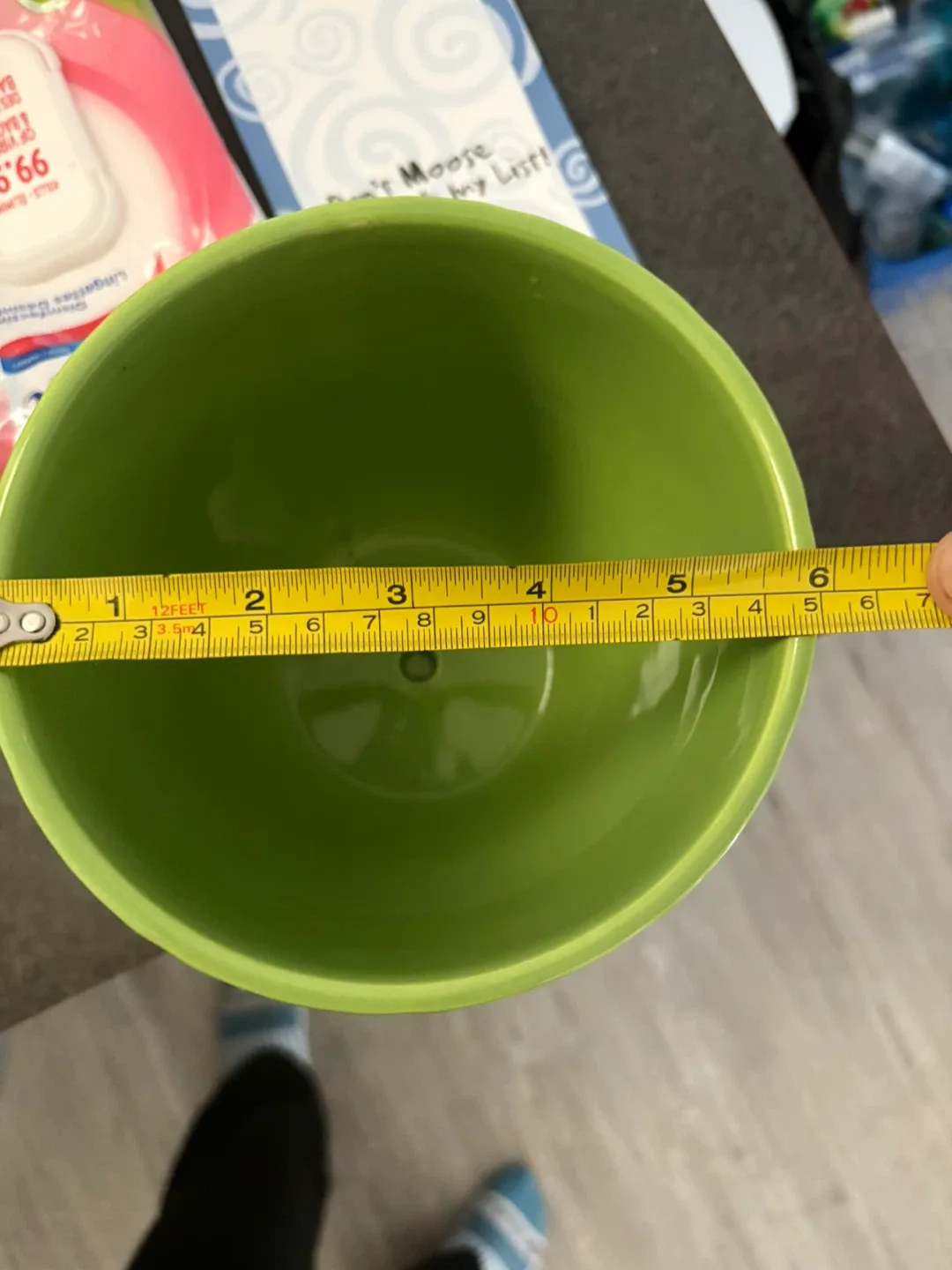 Green Ceramic Planter with Saucer image indicator(5)