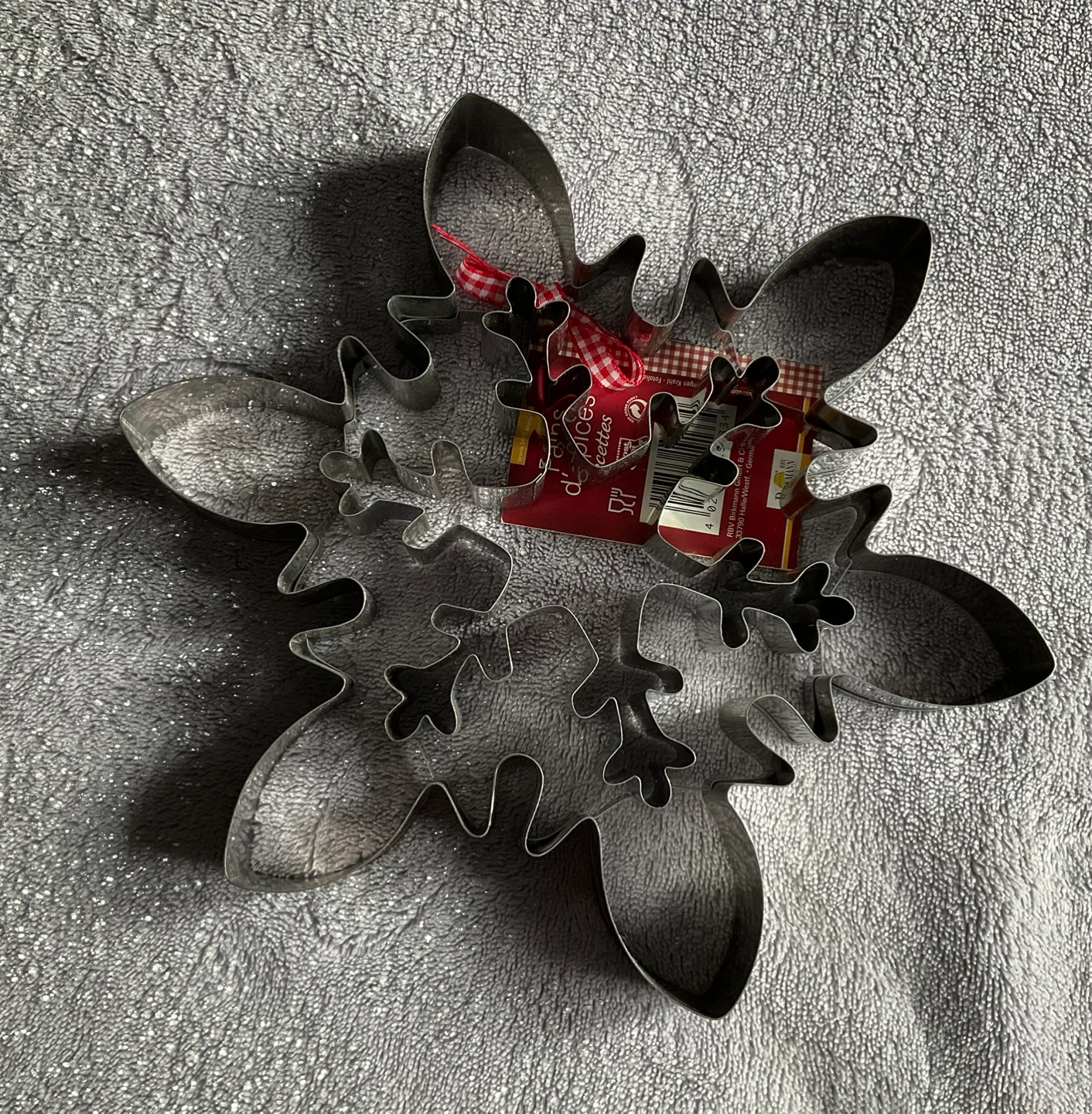 Blumann Snowflake Cookie Cutter Set with Recipe Book - photo 3