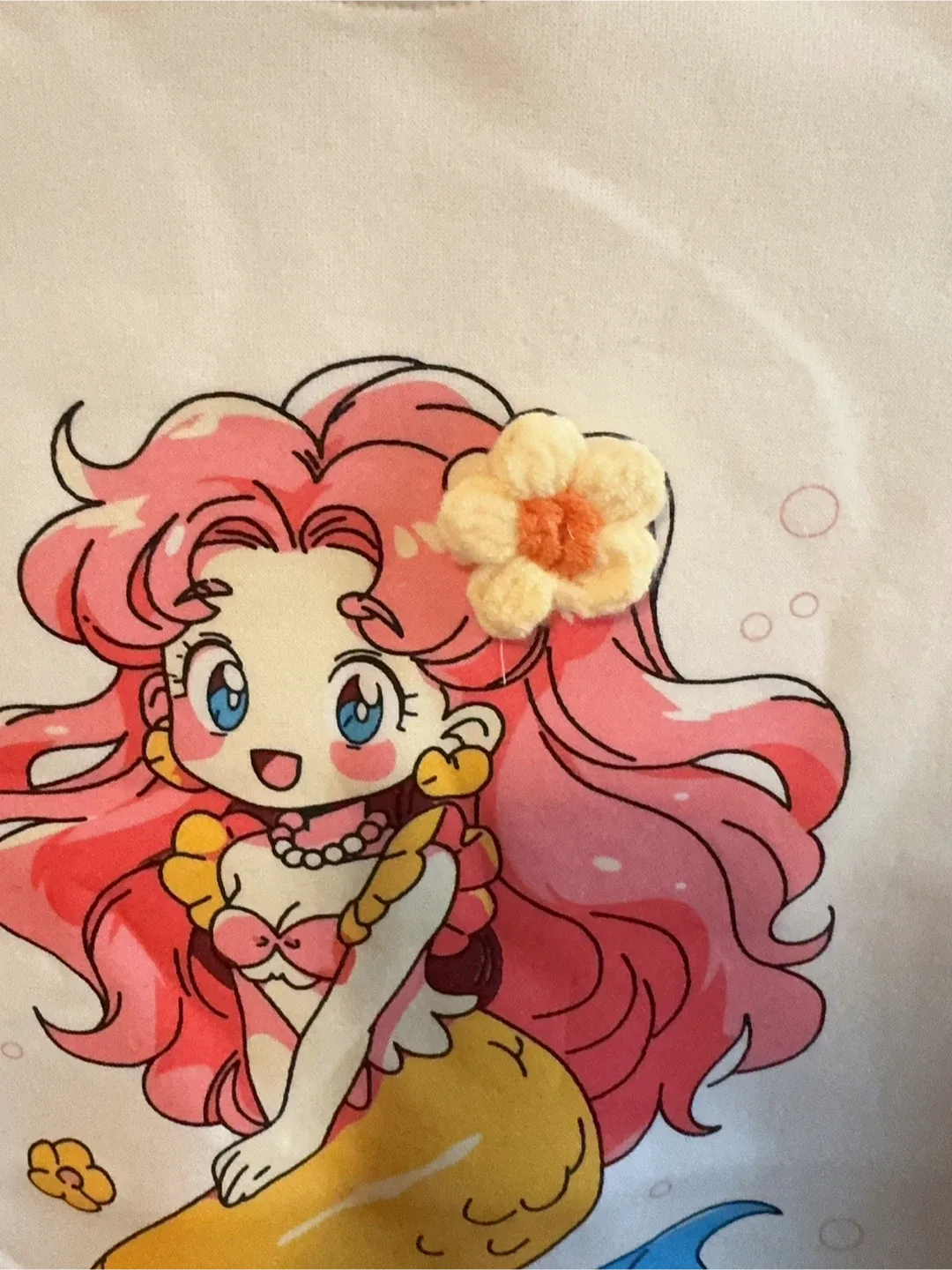 Mermaid Graphic Sweater toddler size 6-8T image indicator(2)