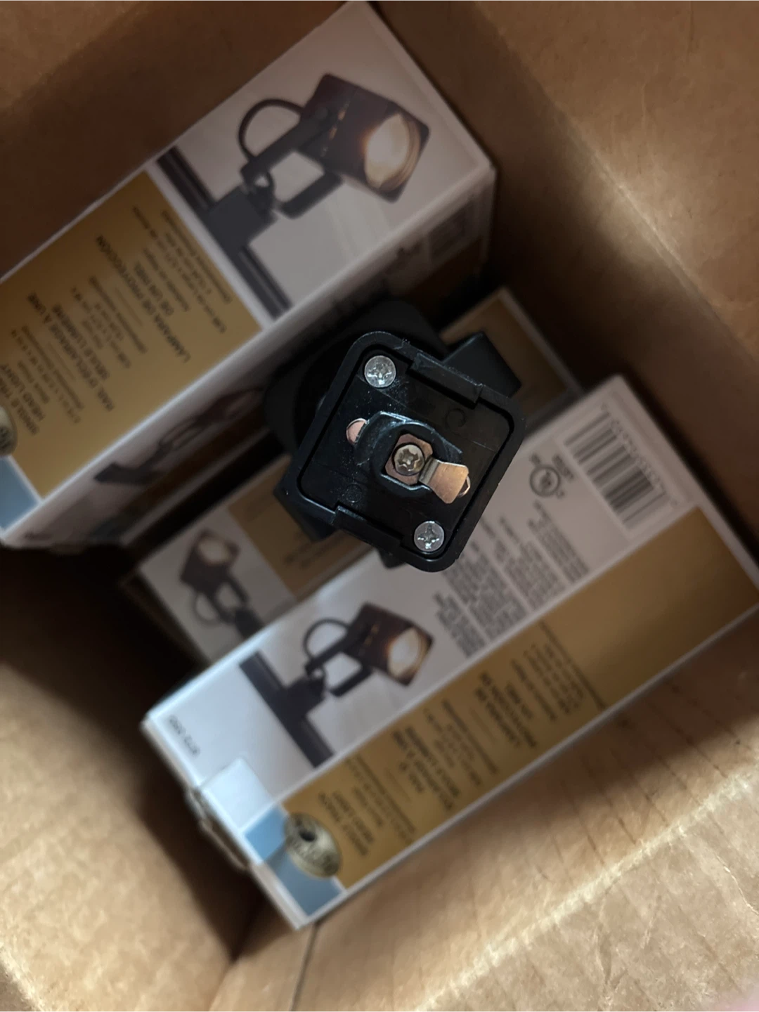5 Hampton Bay Single Track Head Light - Black