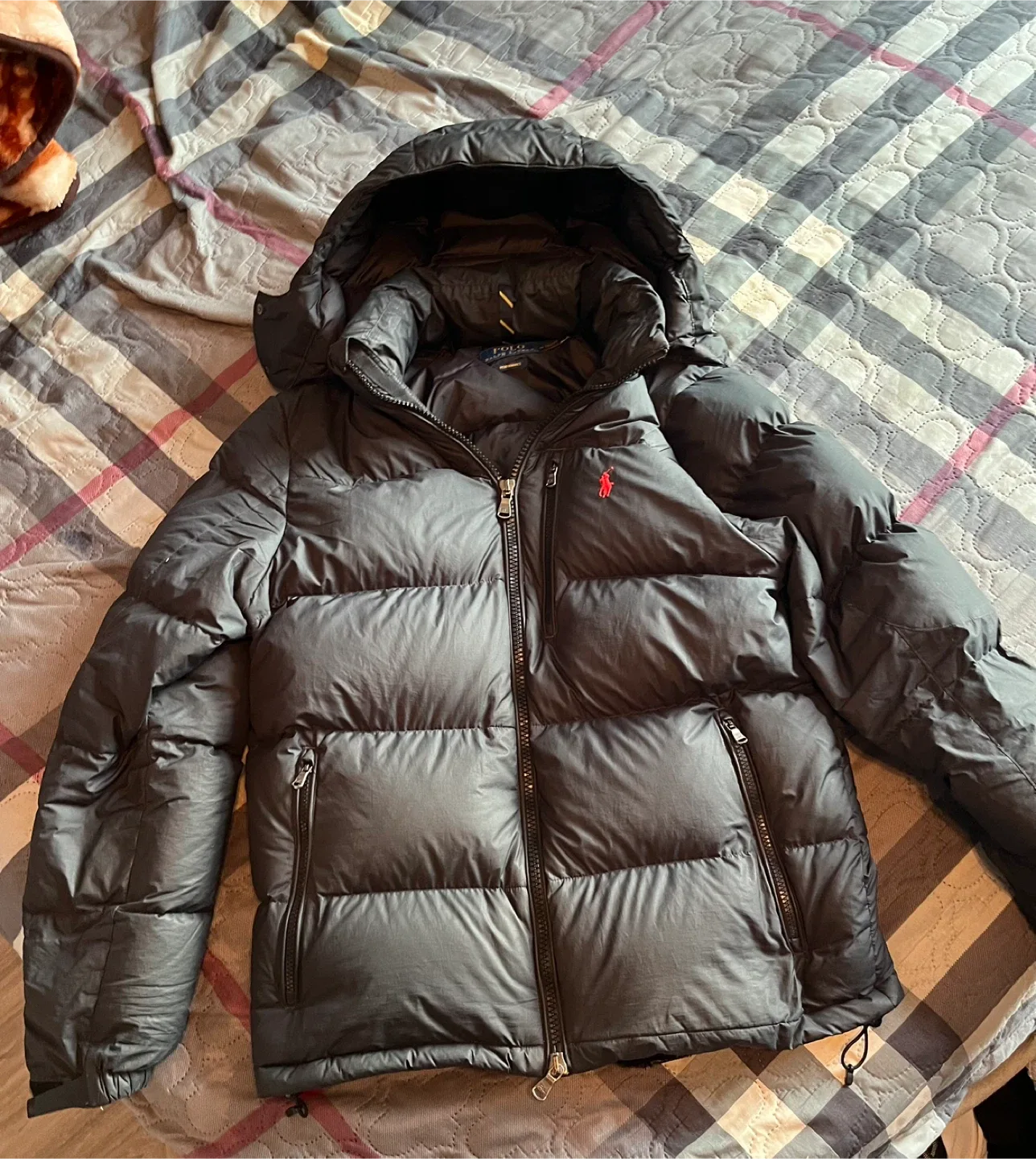 Polo Ralph Lauren Black Puffer Jacket (M)