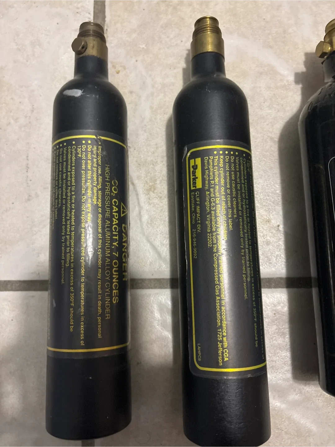 Pure Energy 9 oz CO2 Tank.   For paint ball image indicator(3)