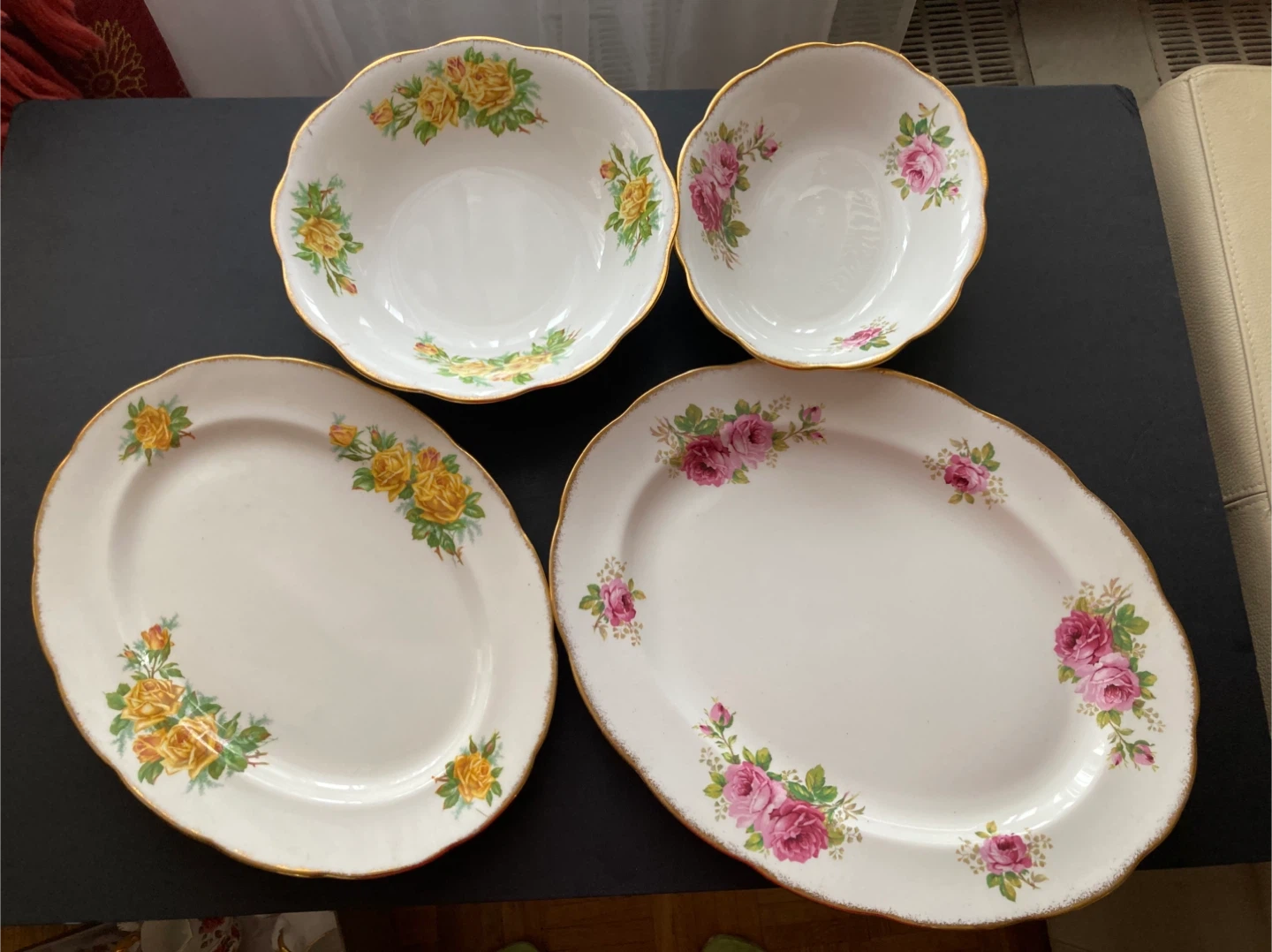 Royal Albert serving bowls and platters